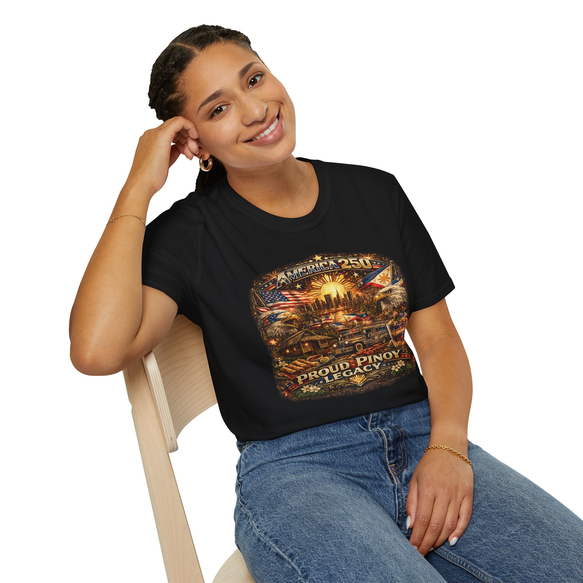 America 250 'Proud Pinoy Legacy' – Filipino American Celebration T Shirt