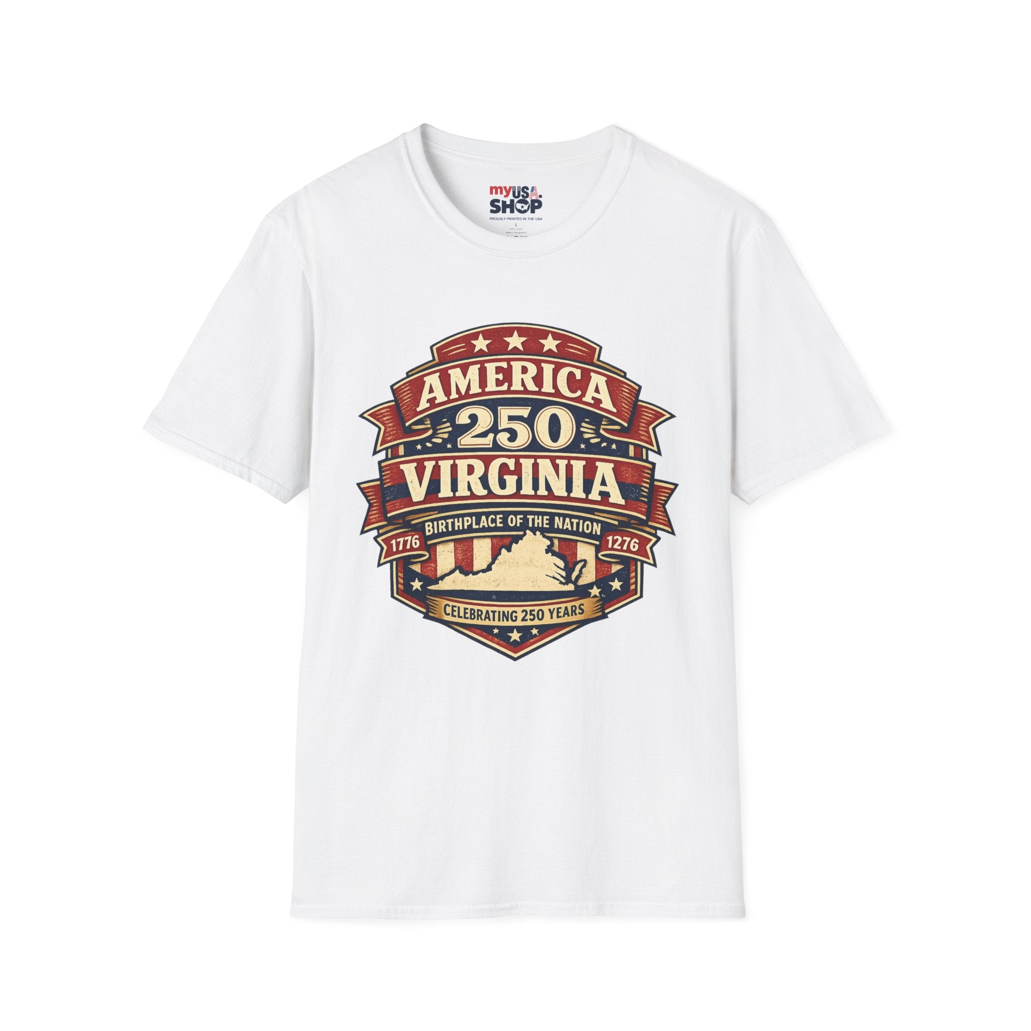 American 250 Virgnia Tee Birthplace of the Nation Design
