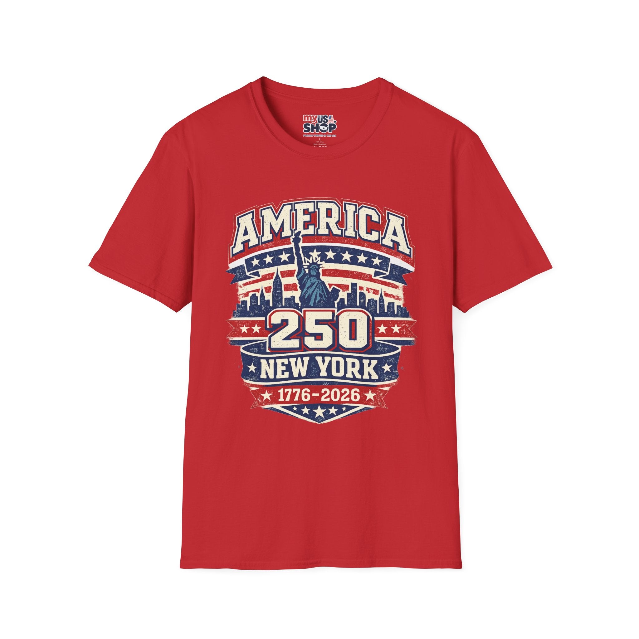 America 250 New York — 1776-2026 Patriotic Tee