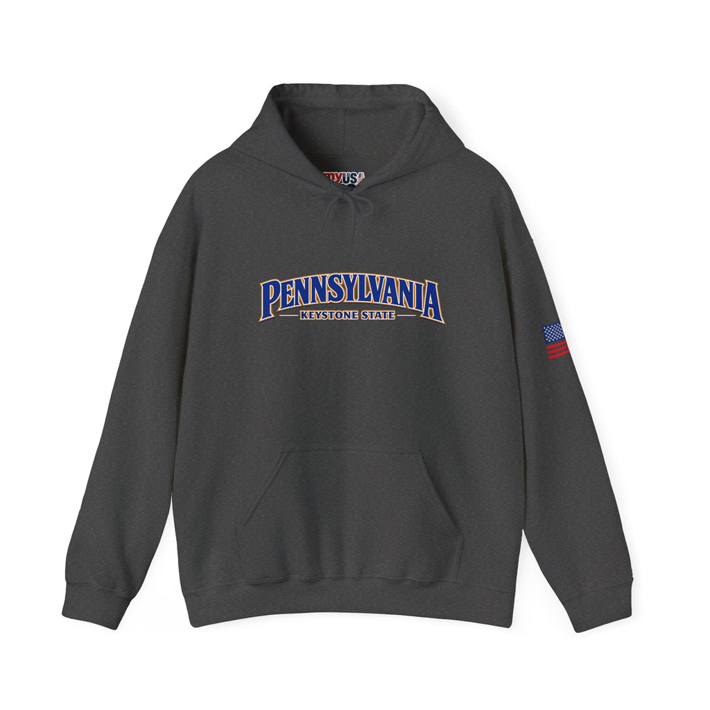 Pennsylvania Keystone State Heavy Blend Hooded Sweatshirt