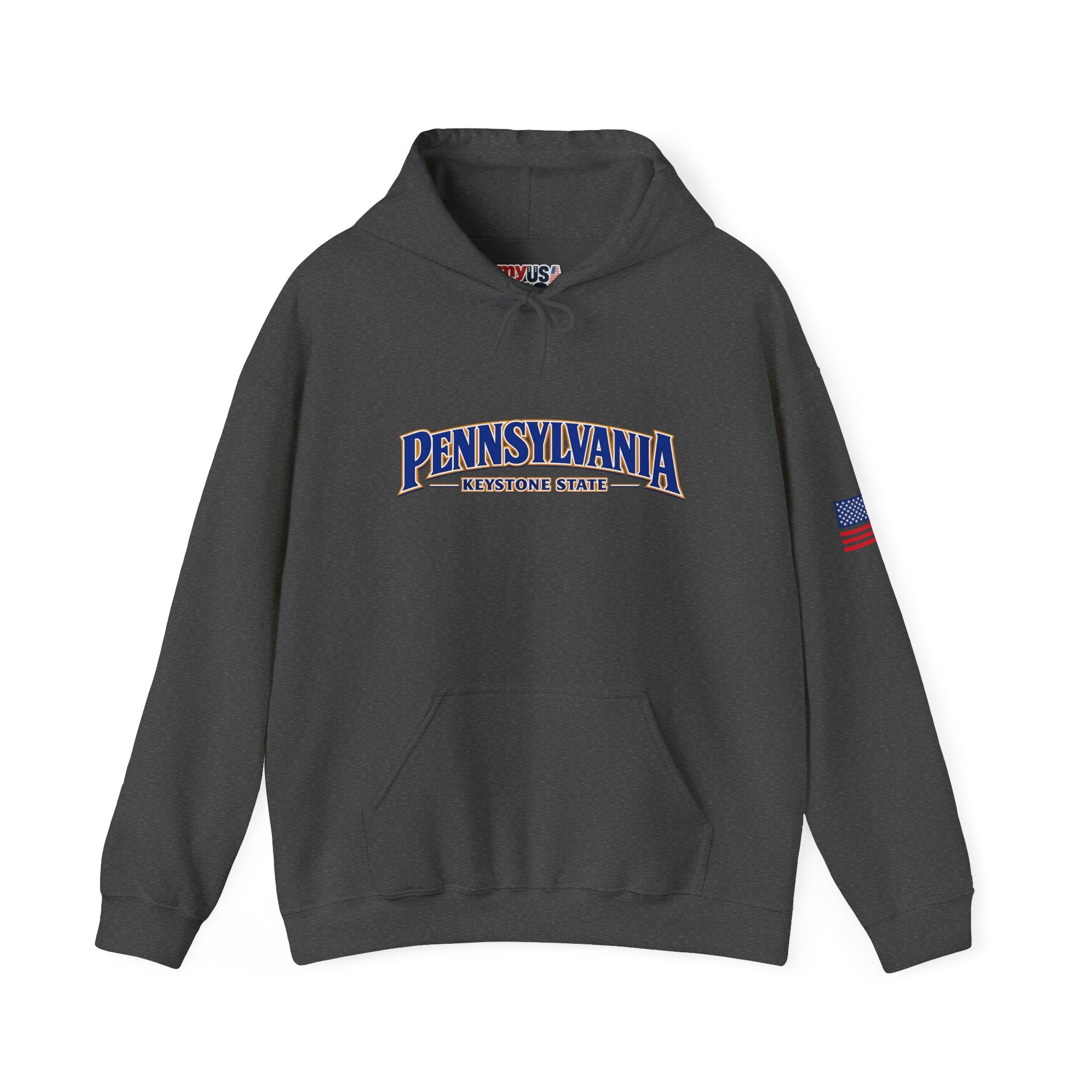 Pennsylvania Keystone State Heavy Blend Hooded Sweatshirt