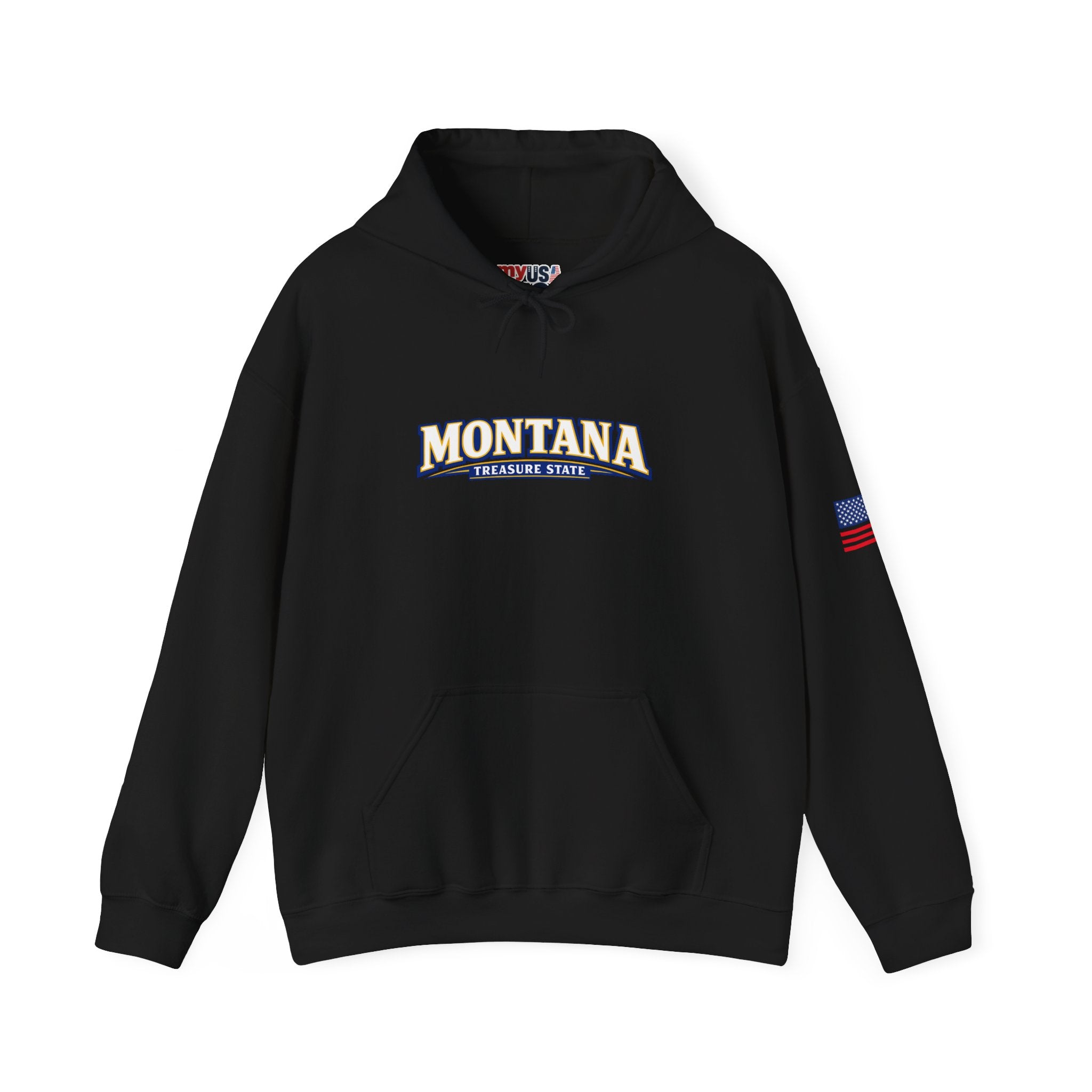 Montana Treasure State Heavy Blend Hooded Sweatshirt