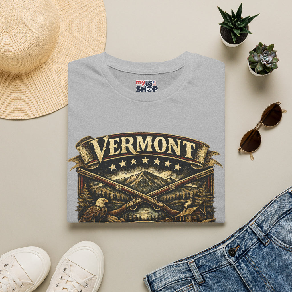 America 250 – Vermont Freedom Heritage Vintage Tee Design