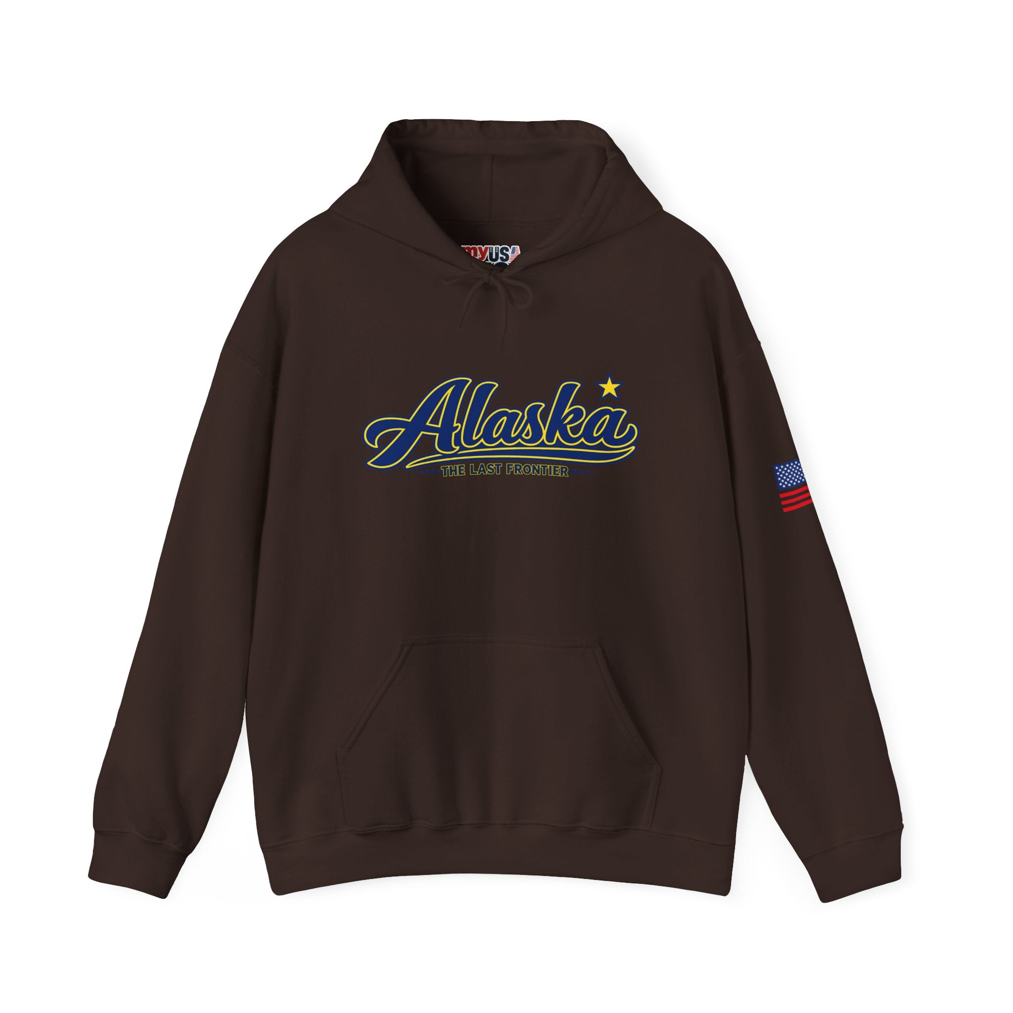 Alaska The Last Frontier Heavy Blend Hooded Sweatshirt