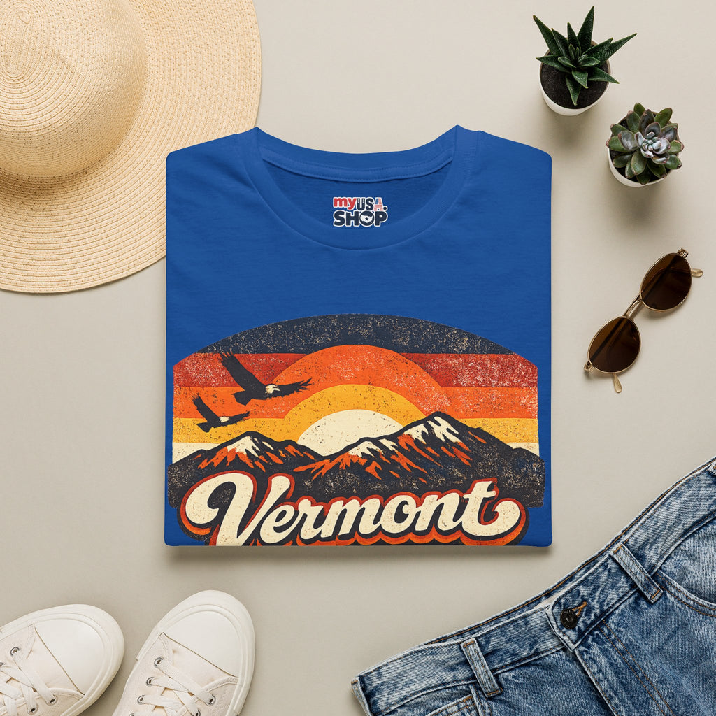 America 250 Vermont Sunset T-Shirt – Vintage Mountains