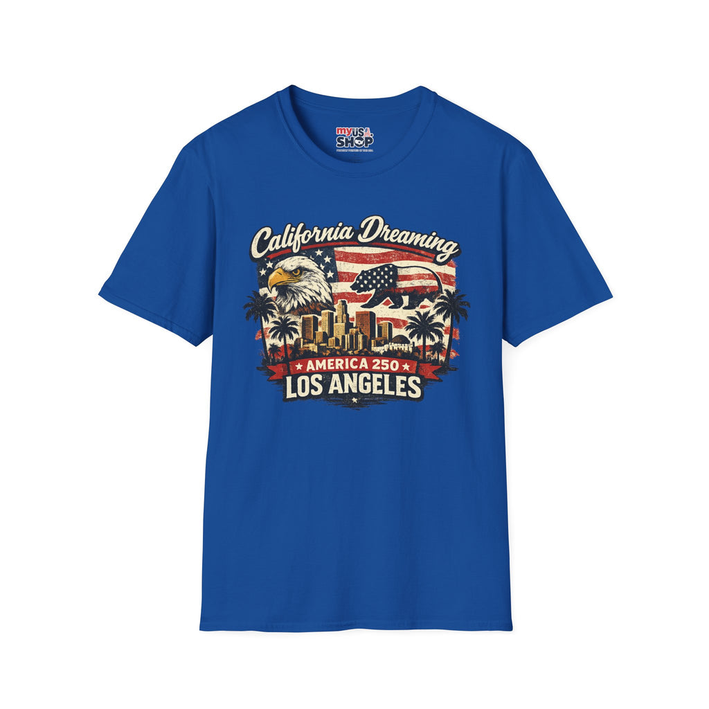 Los Angeles California Dreaming America 250 Tee