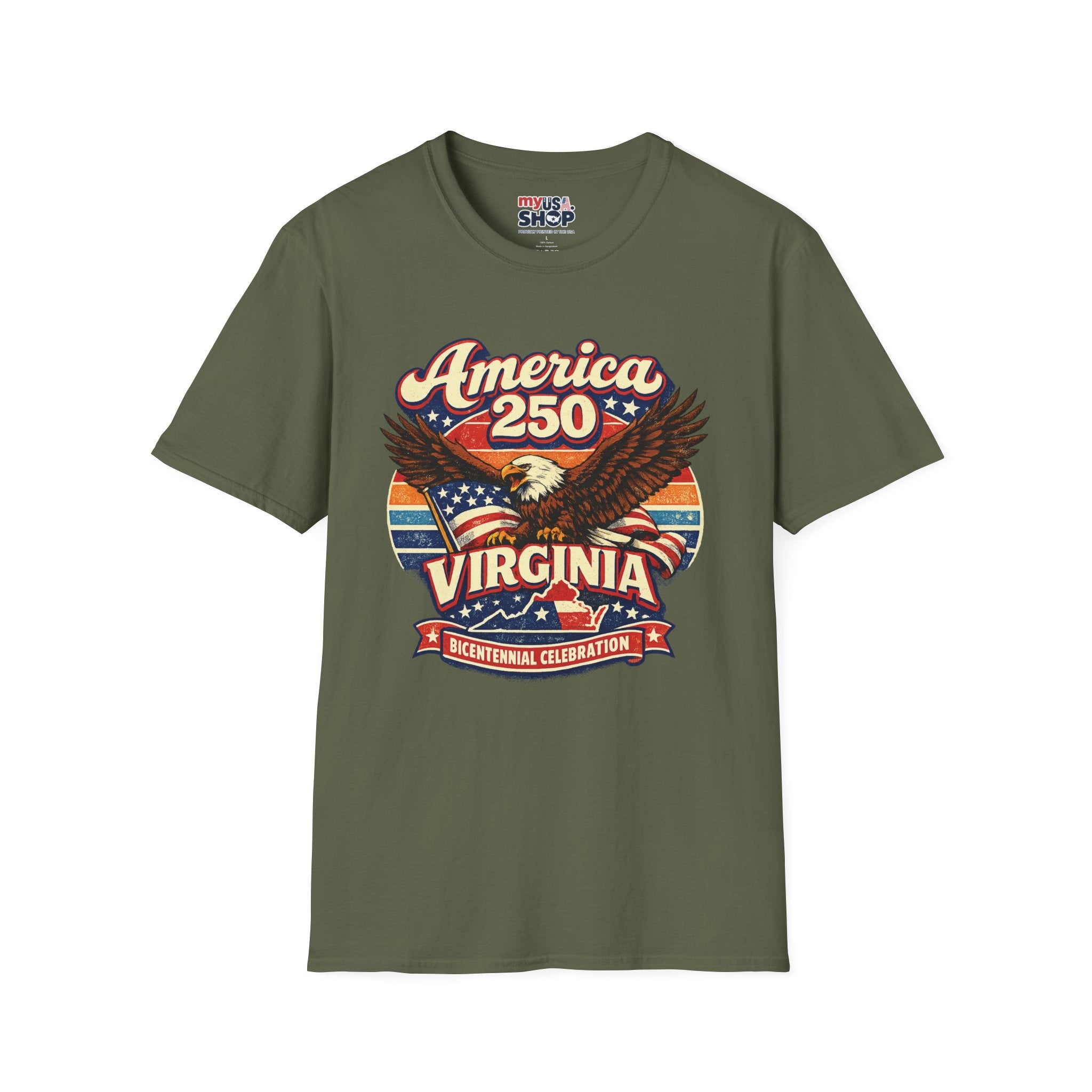 America 250 - Eagle Virginia Design Tee