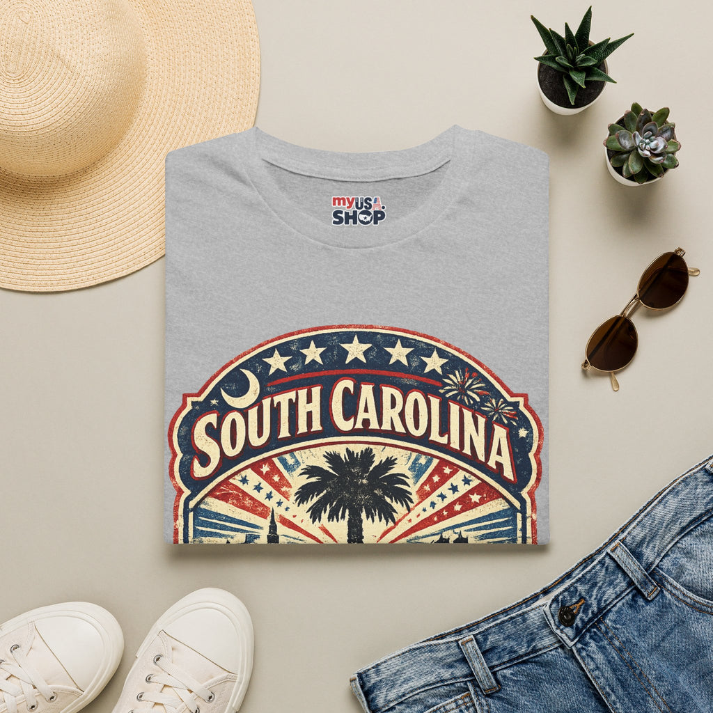 America 250 South Carolina Anniversary T-Shirt — Retro State Pride Tee