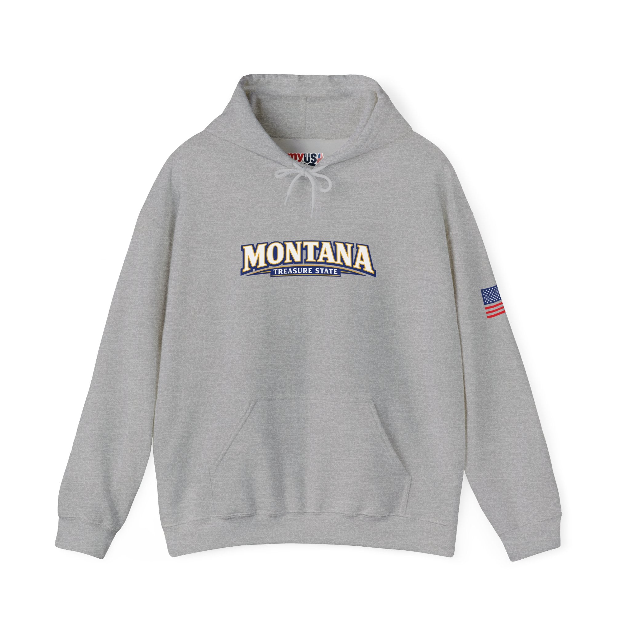 Montana Treasure State Heavy Blend Hooded Sweatshirt