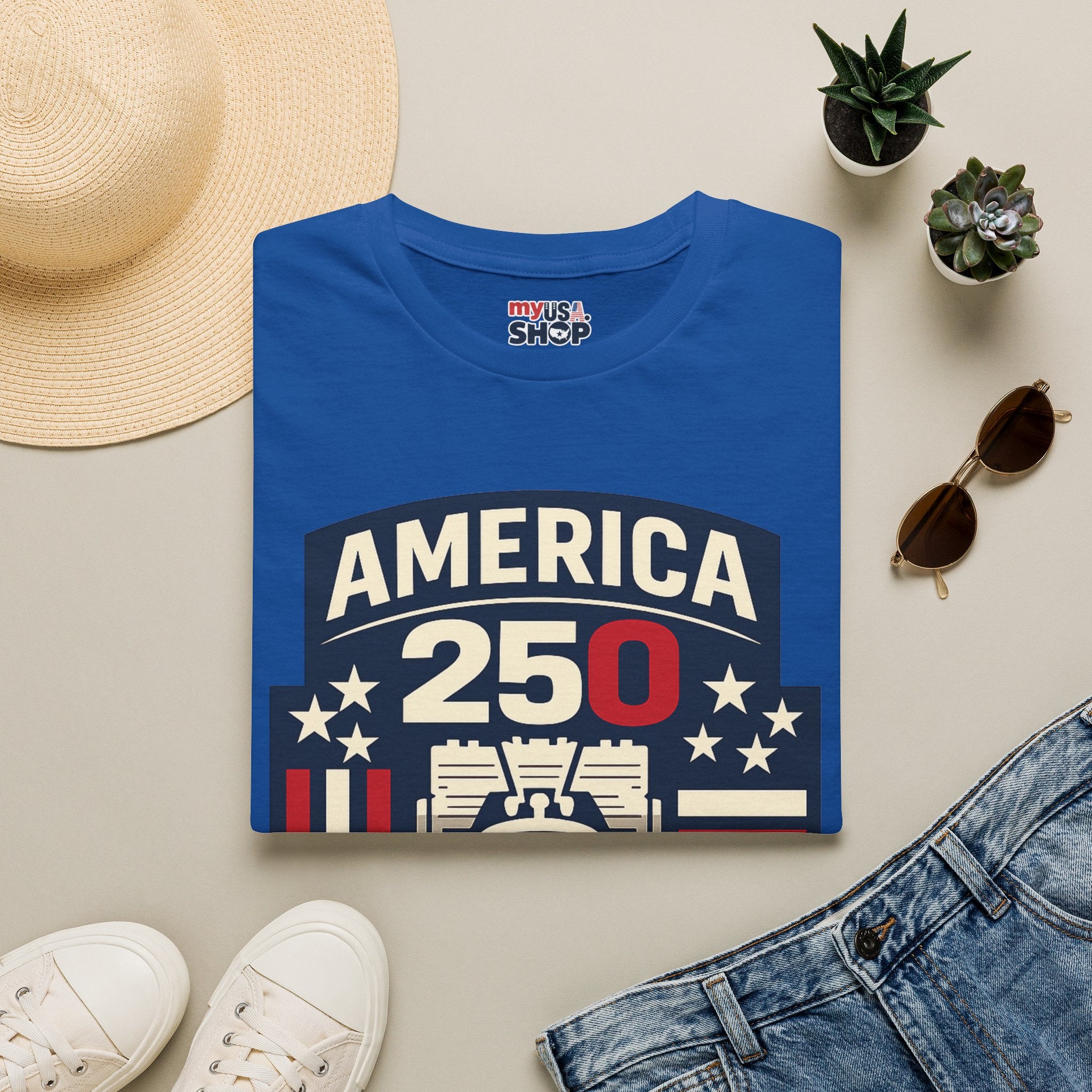 Pennsylvania America 250 Shirt — Modern Minimal Patriotic Badge Tee