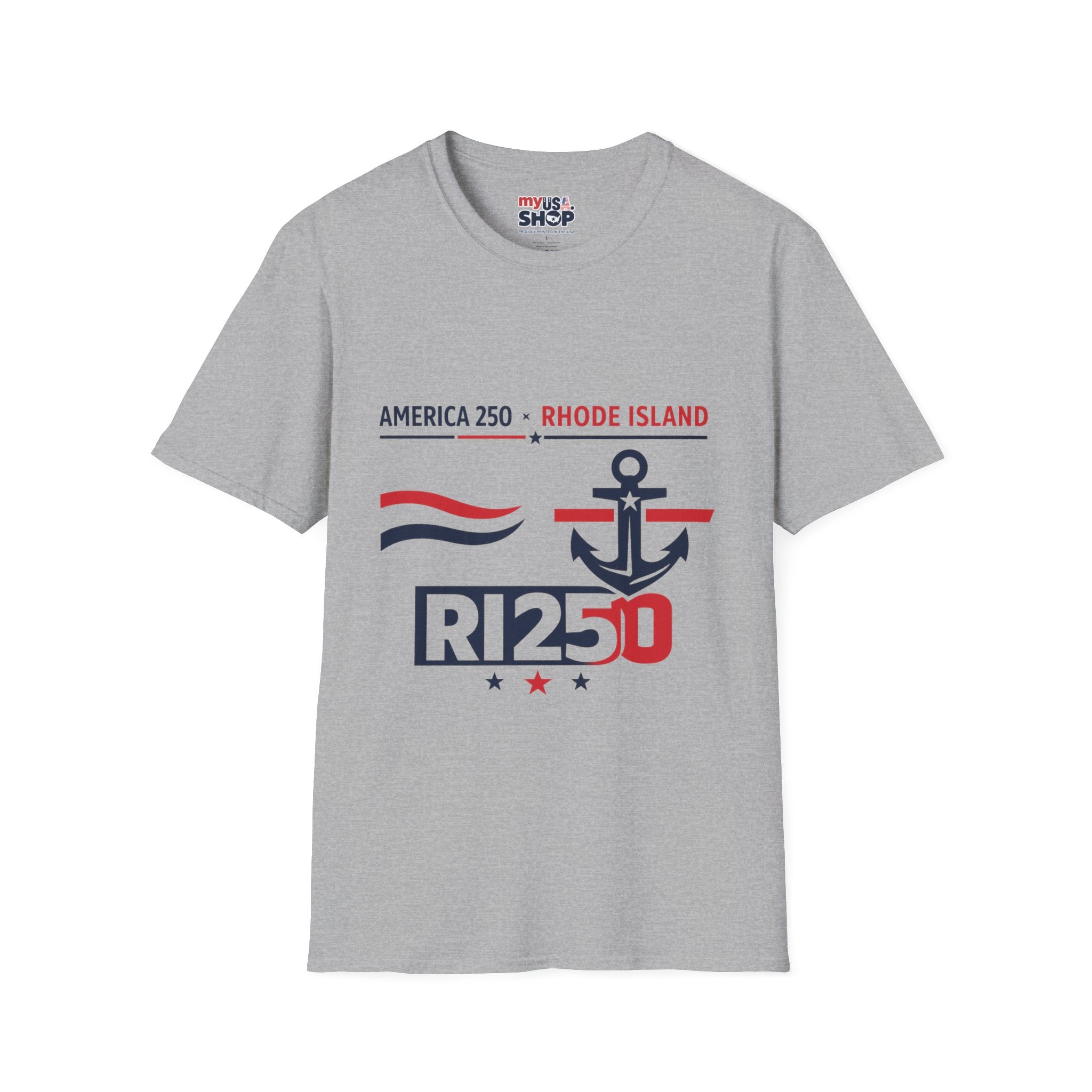 RI250 Rhode Island America 250 Shirt — Modern Nautical Graphic Tee