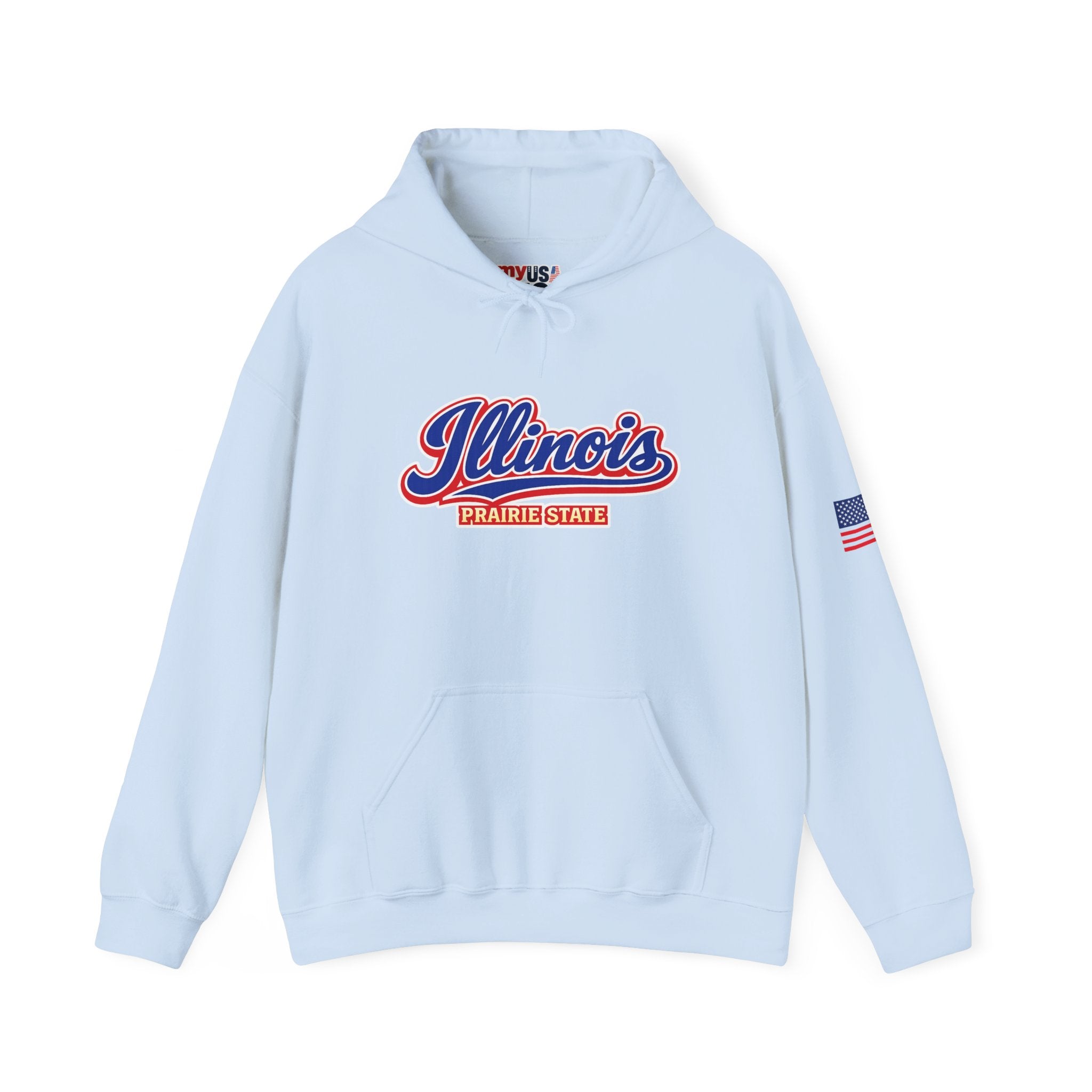 Illinois Prairie State Heavy Blend Hooded Sweatshirt