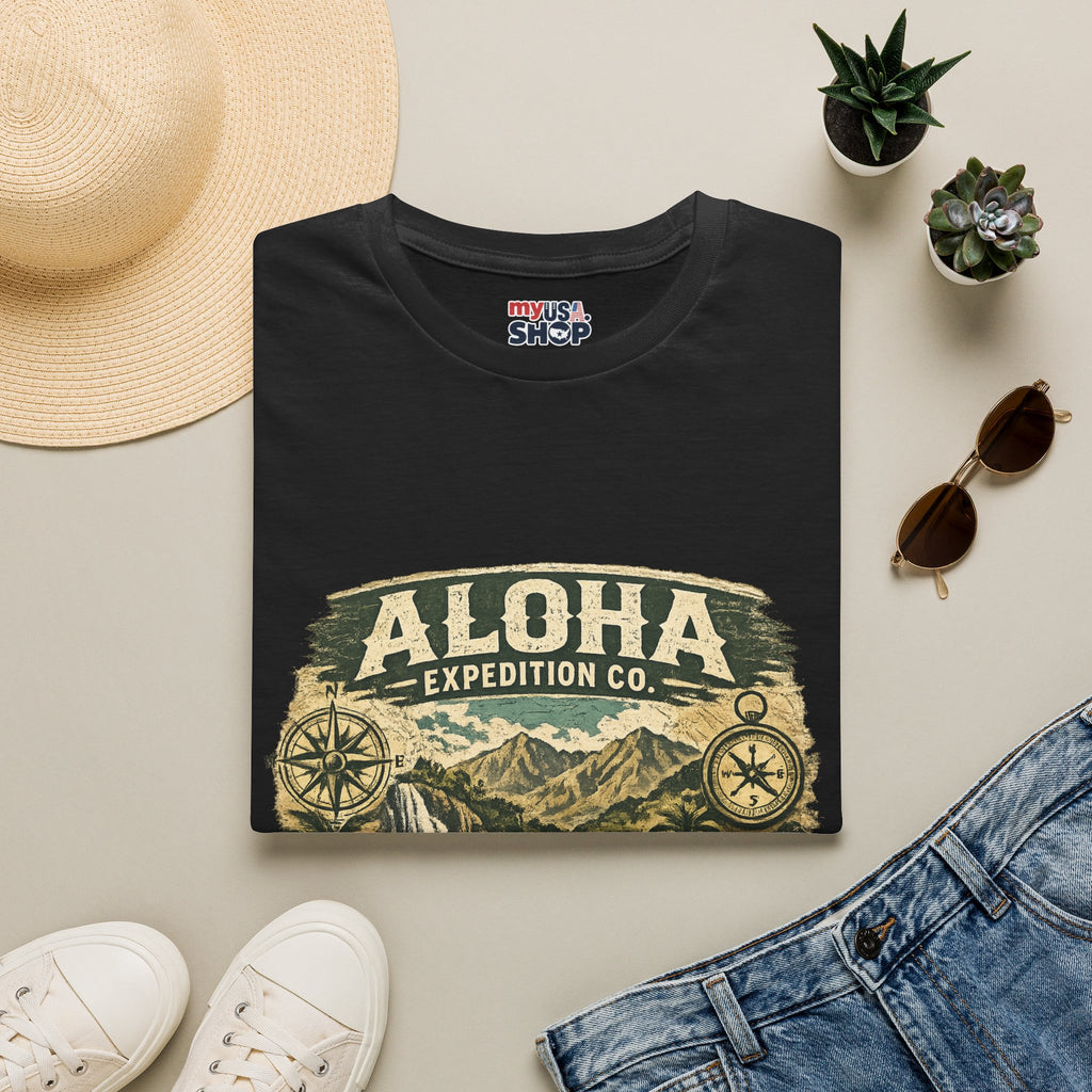 America 250 Hawaii Aloha Expedition T-Shirt — Vintage Hawaiian Adventure Tee