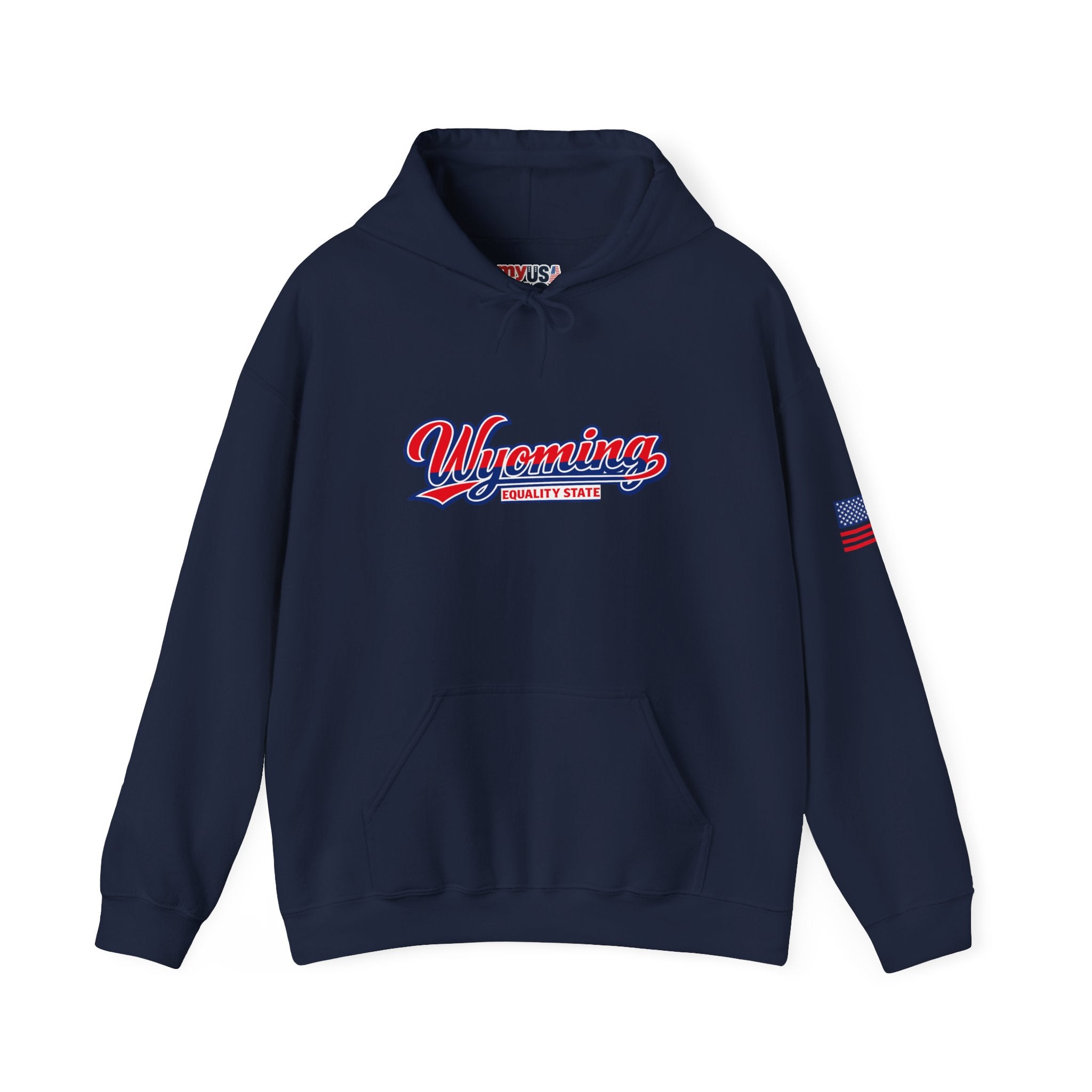 Wyoming Equality State Heavy Blend Hooded Sweatshirt