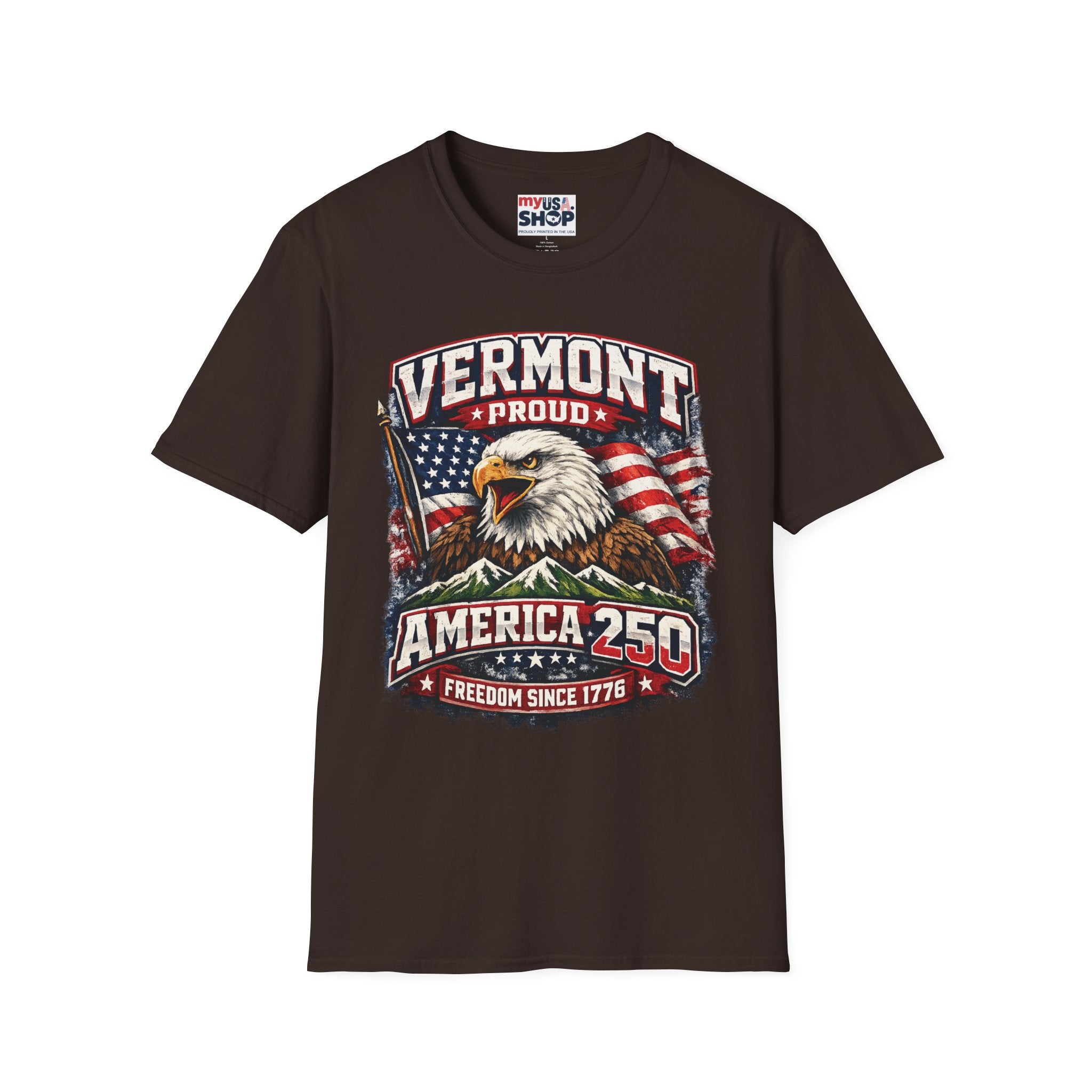 America 250 – Vermont Proud Freedom Since 1776 Vintage Tee Design