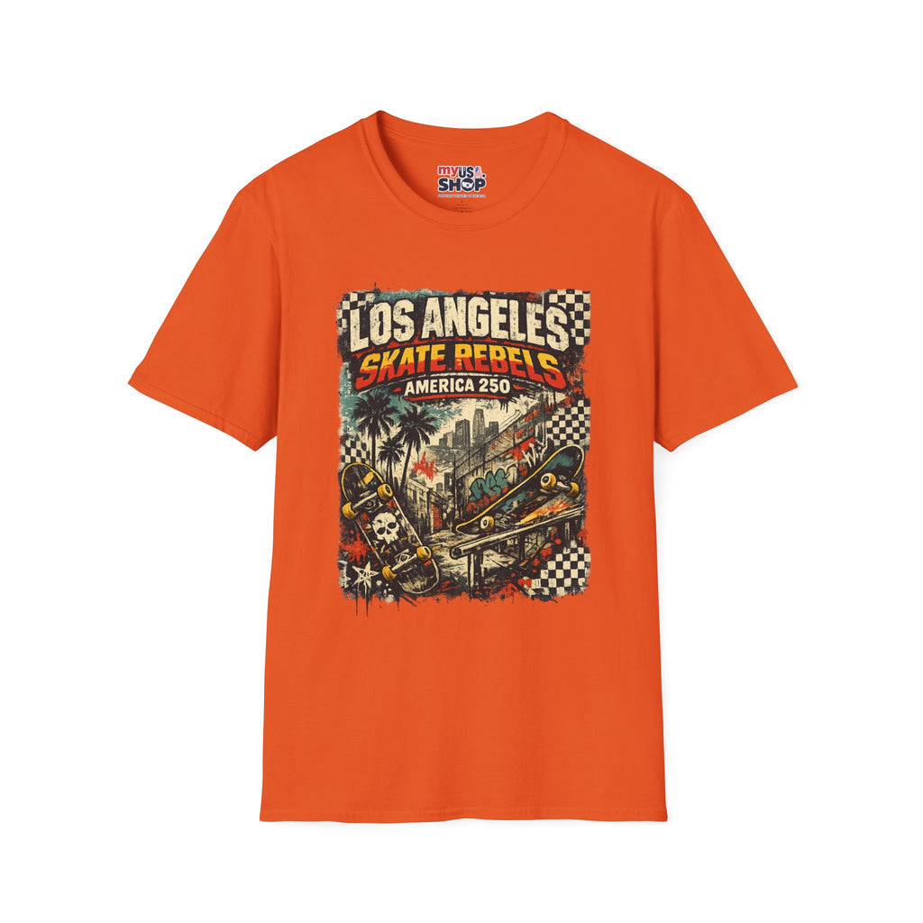 America 250 Los Angeles California La Skate Rebels Tee