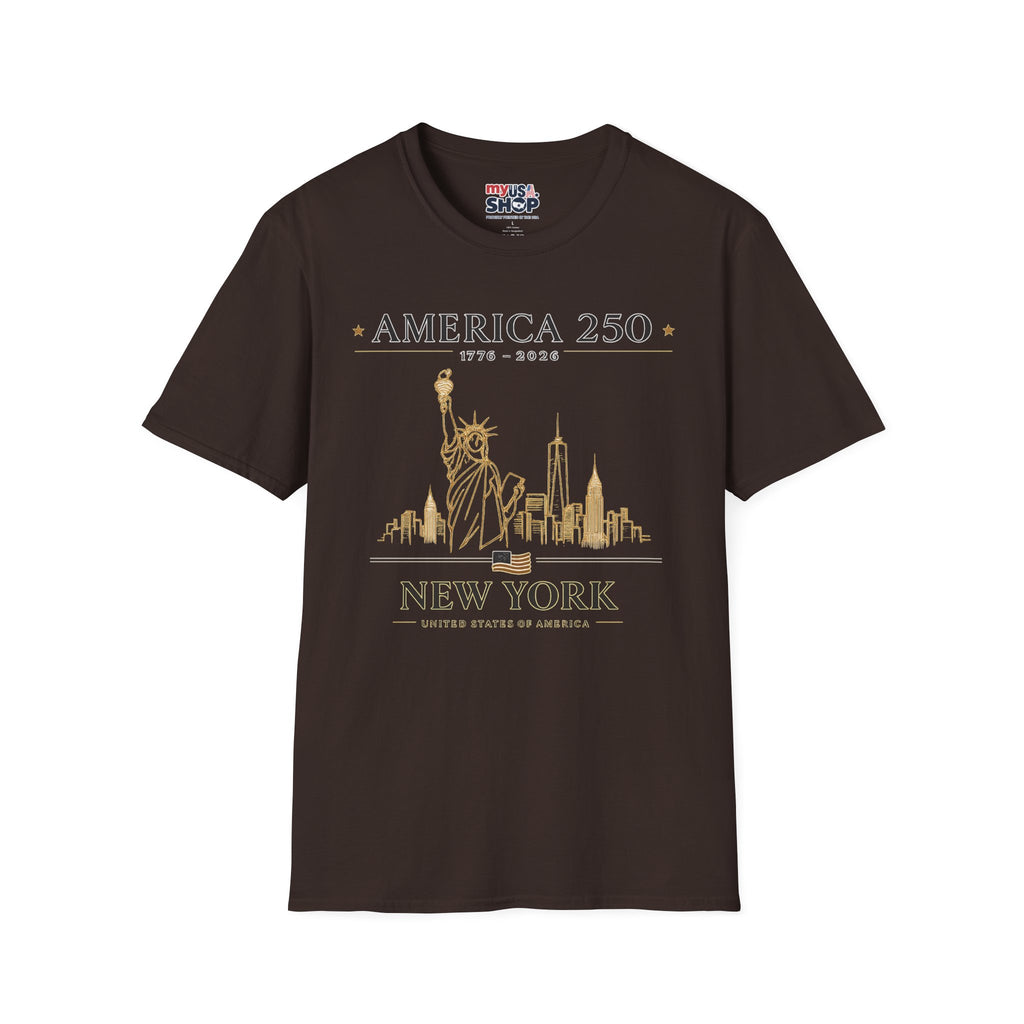 America 250 — USA Commemorative Tee (New York Statue of Liberty Design)