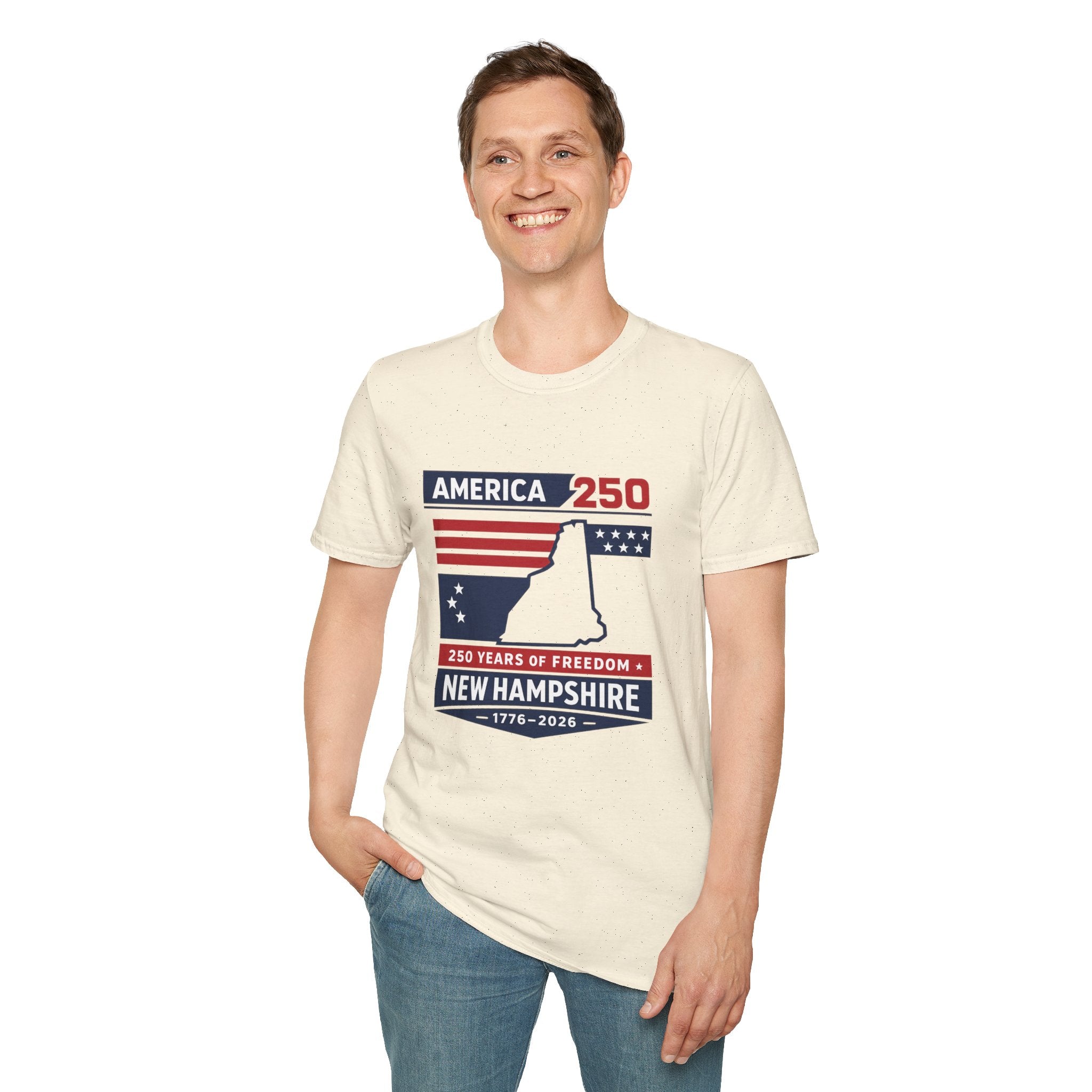 America 250 x New Hampshire Map