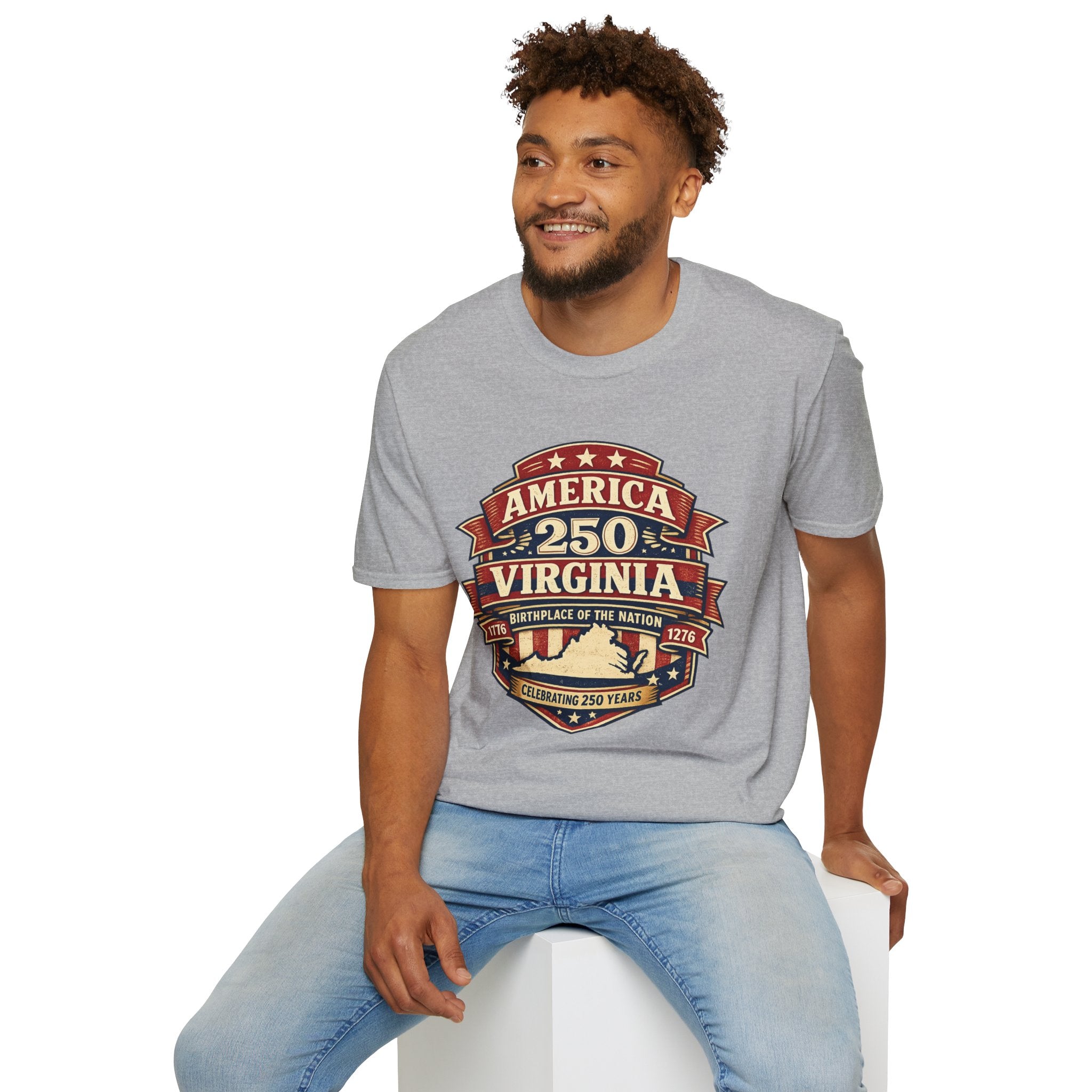 American 250 Virgnia Tee Birthplace of the Nation Design
