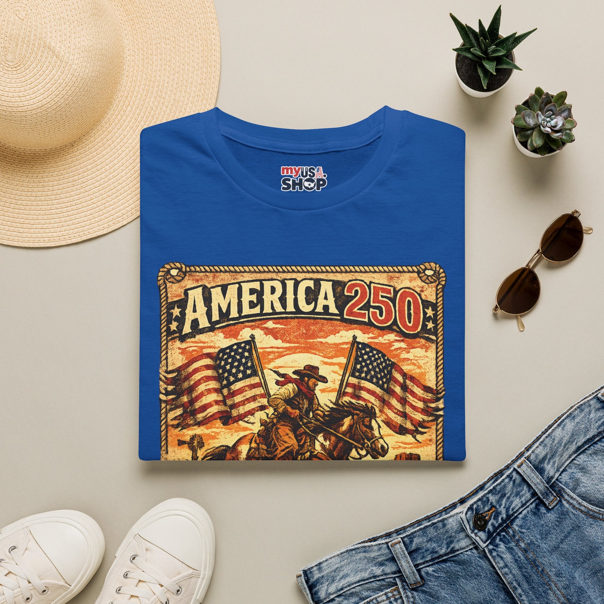 America 250 Nebraska Strong T-Shirt — Patriotic Centennial Retro Tee