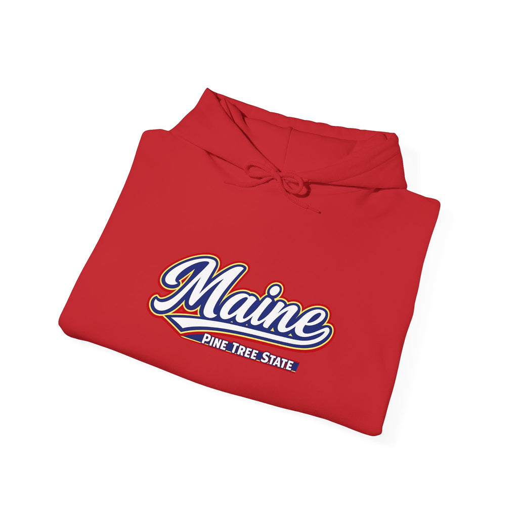 Maine Pine Tree State Heavy Blend Hooded Sweatshirt