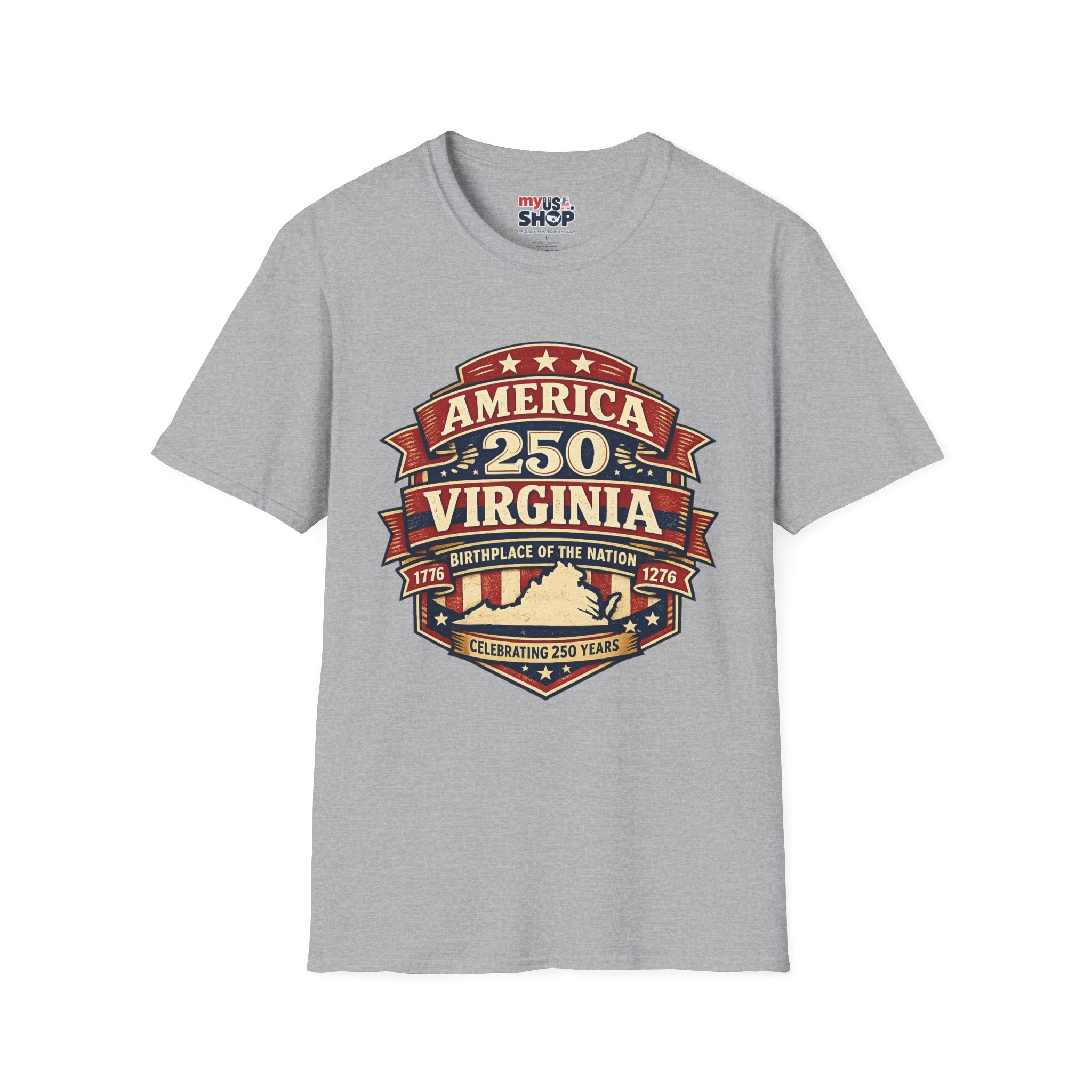 American 250 Virgnia Tee Birthplace of the Nation Design