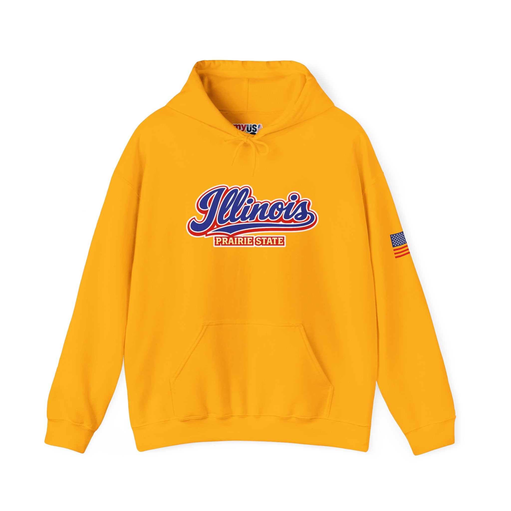 Illinois Prairie State Heavy Blend Hooded Sweatshirt
