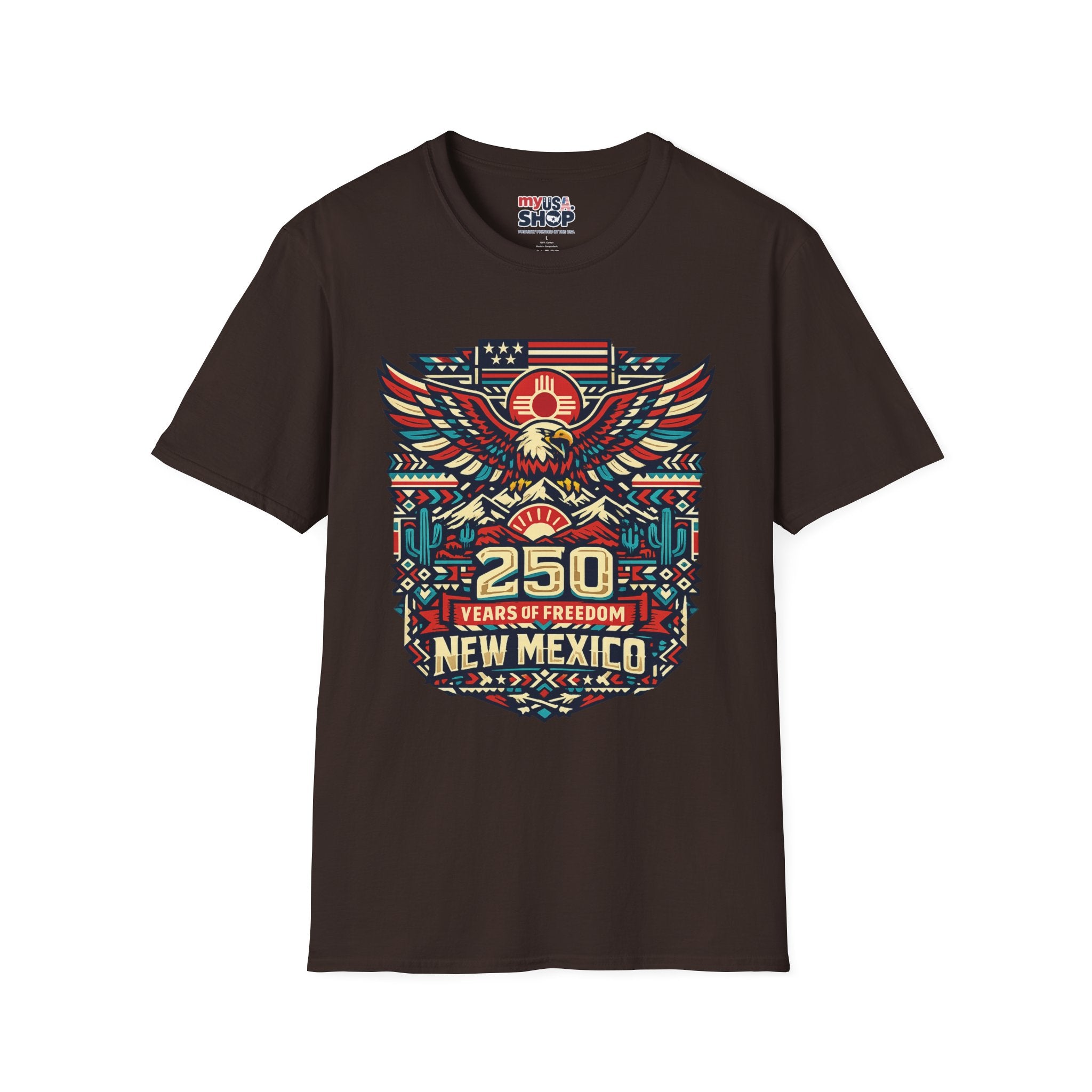 America 250 x New Mexico 250th Anniversary Eagle — State Pride Patriotic
