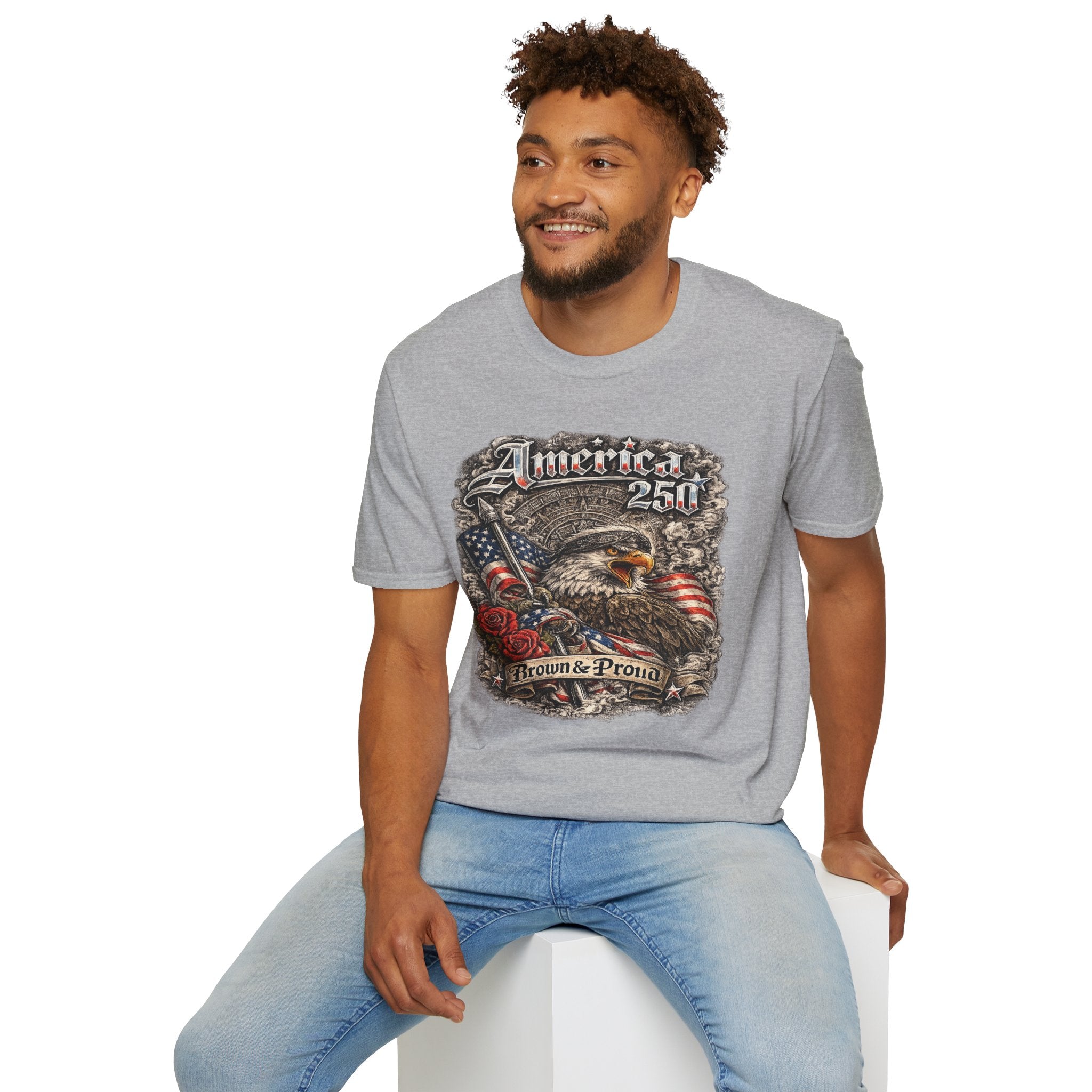 America 250 Eagle — Chicano Proud & Brave Patriotic