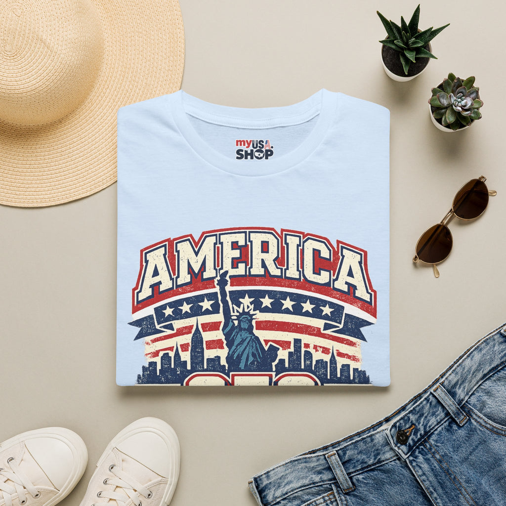 America 250 New York — 1776-2026 Patriotic Tee