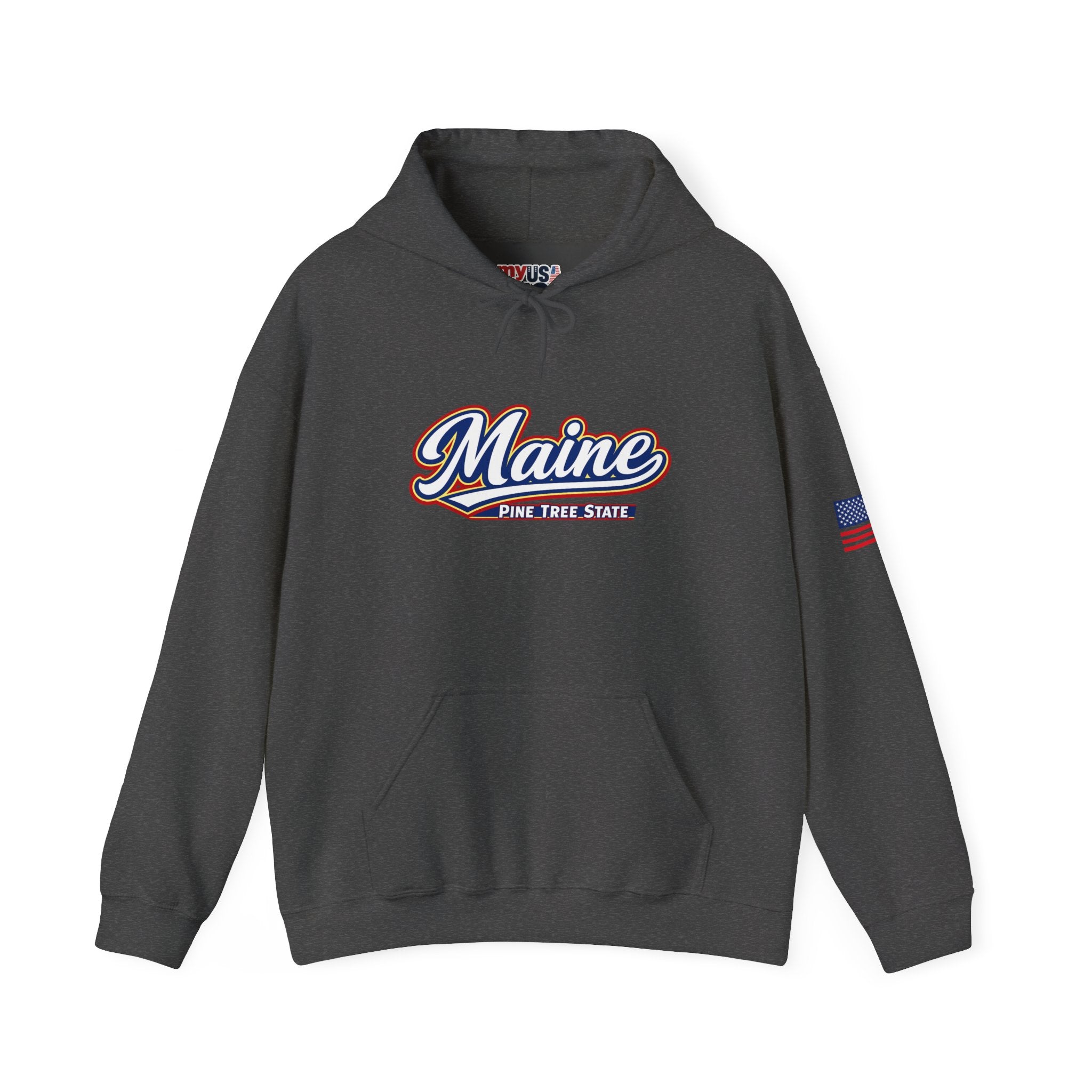 Maine Pine Tree State Heavy Blend Hooded Sweatshirt
