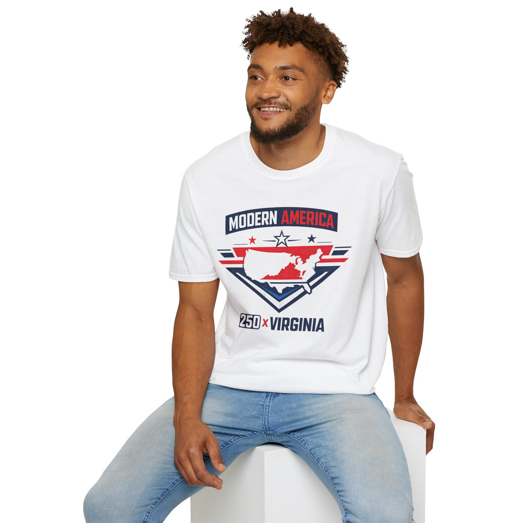 America 250 Virginia T‑Shirt — Patriotic USA State Graphic Tee