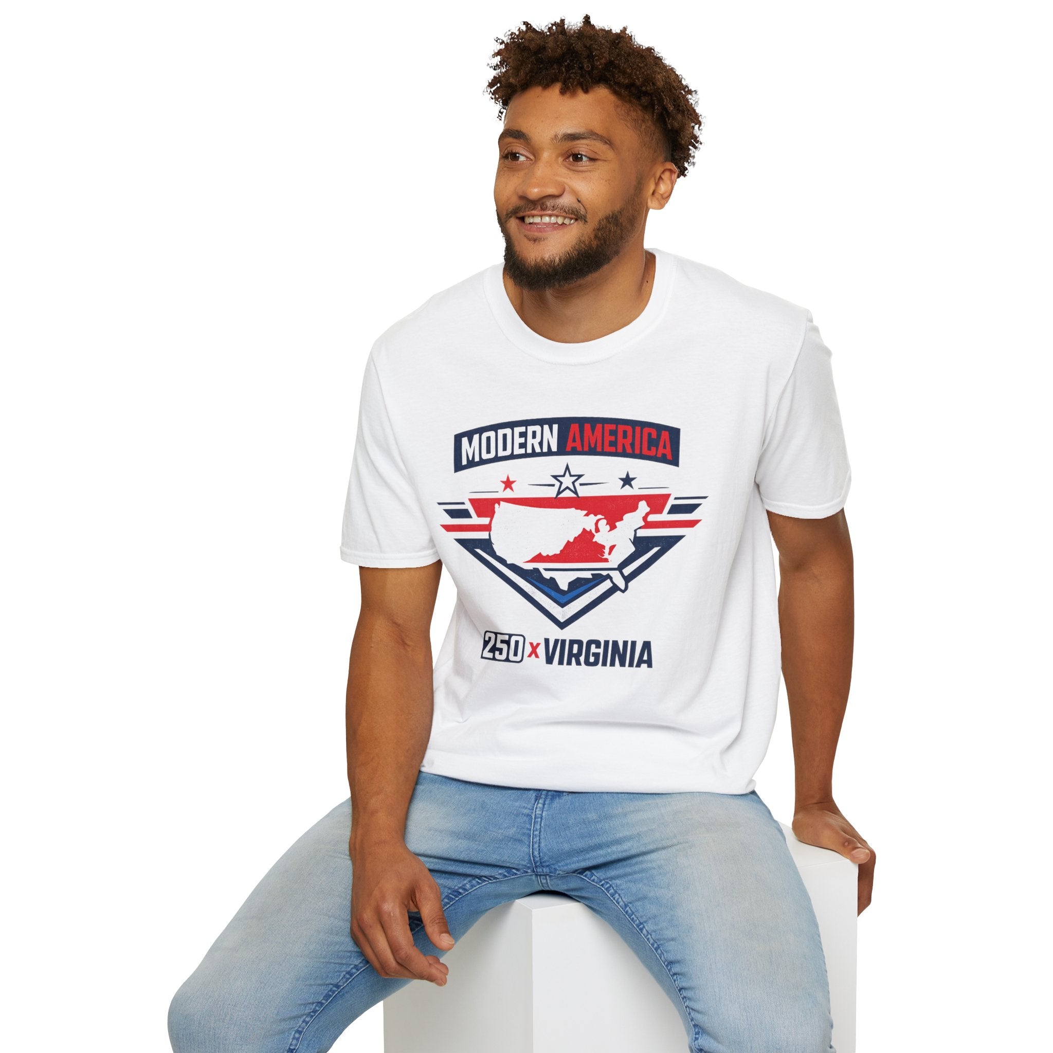America 250 Virginia T‑Shirt — Patriotic USA State Graphic Tee
