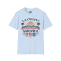 LA County Heritage Supply America 250 T-Shirt — 1776–2026 Vintage Sunset Tee