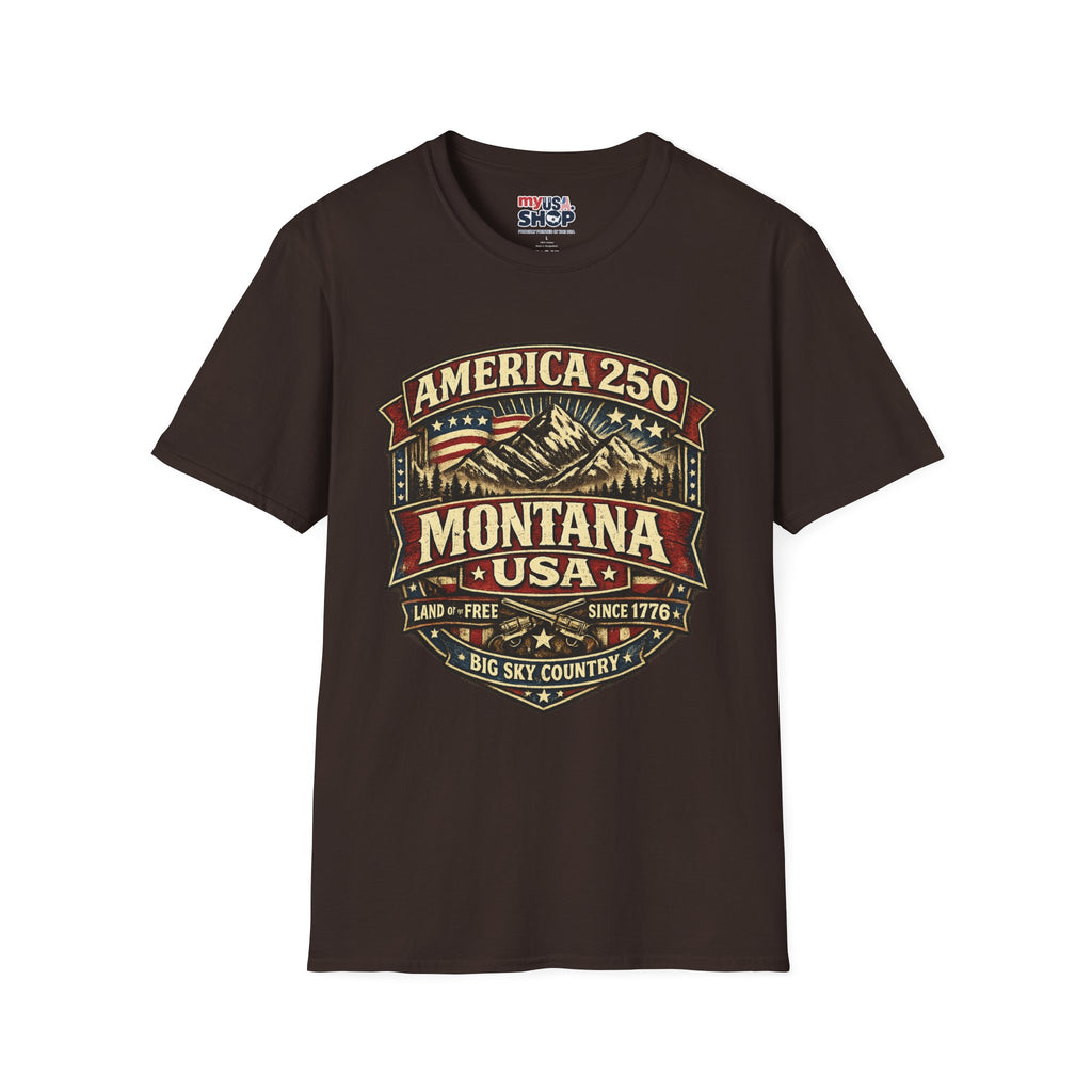 America 250 Montana Vintage Mountain