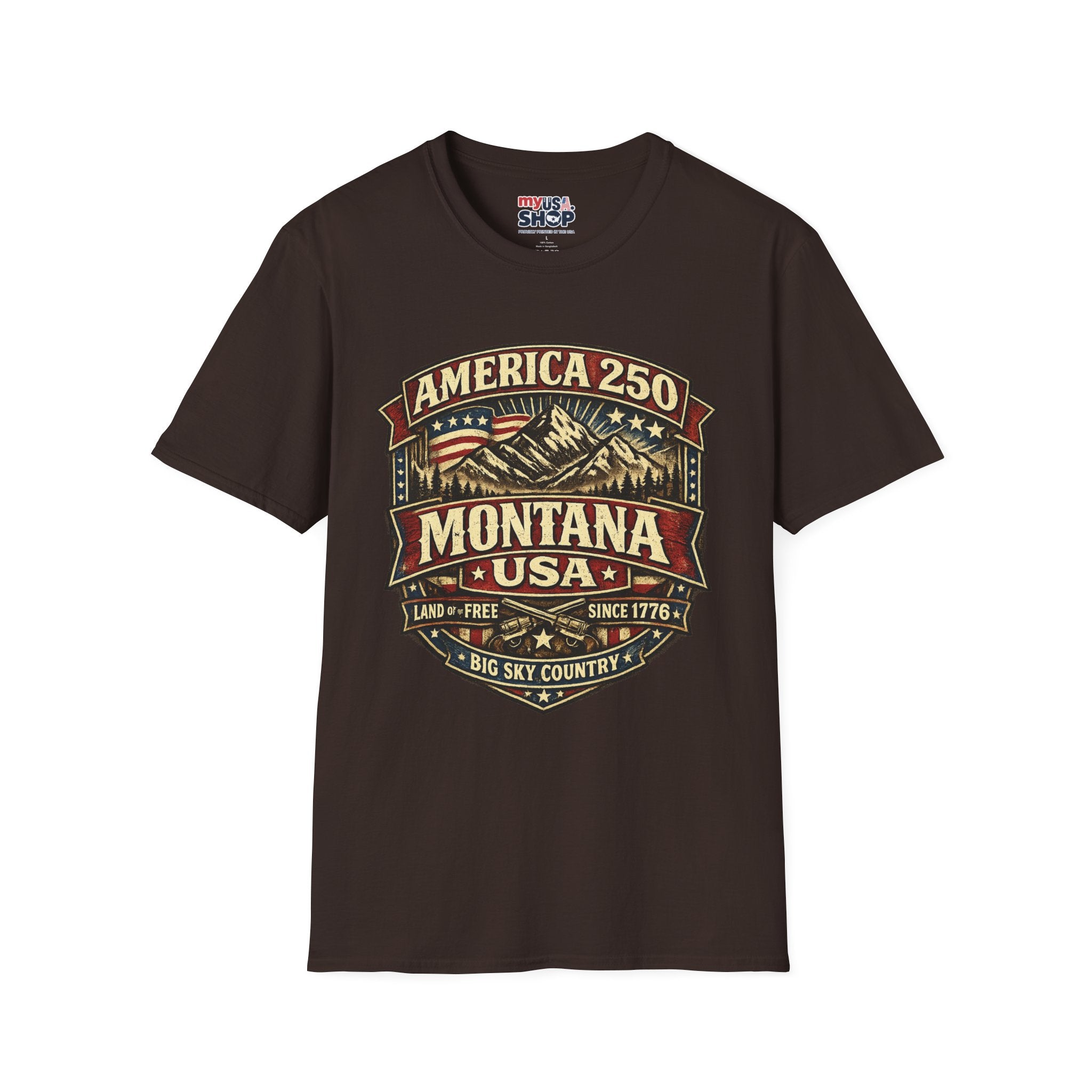 America 250 Montana Vintage Mountain