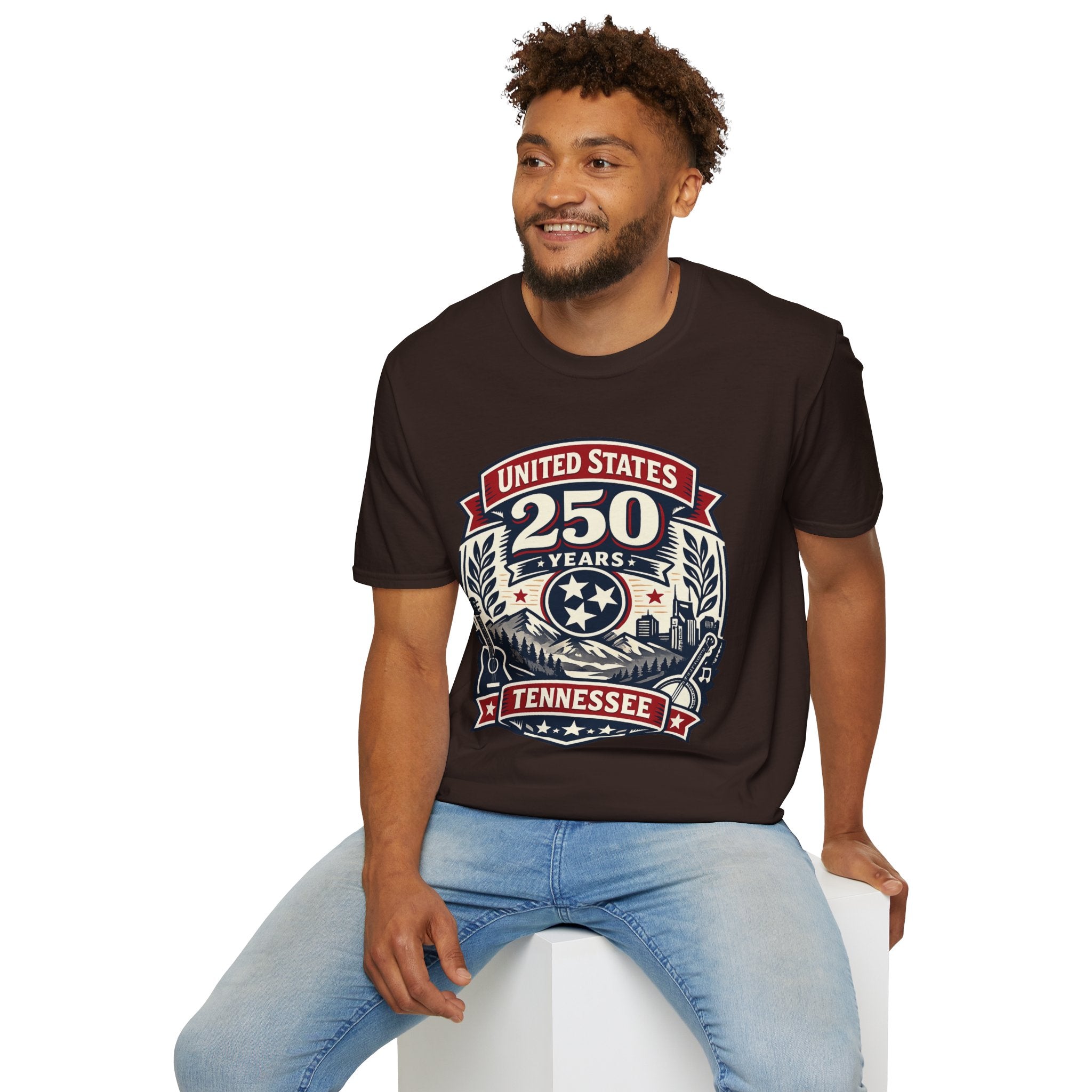 America 250 Tennessee T-Shirt — United States 250 Years Heritage Graphic Tee