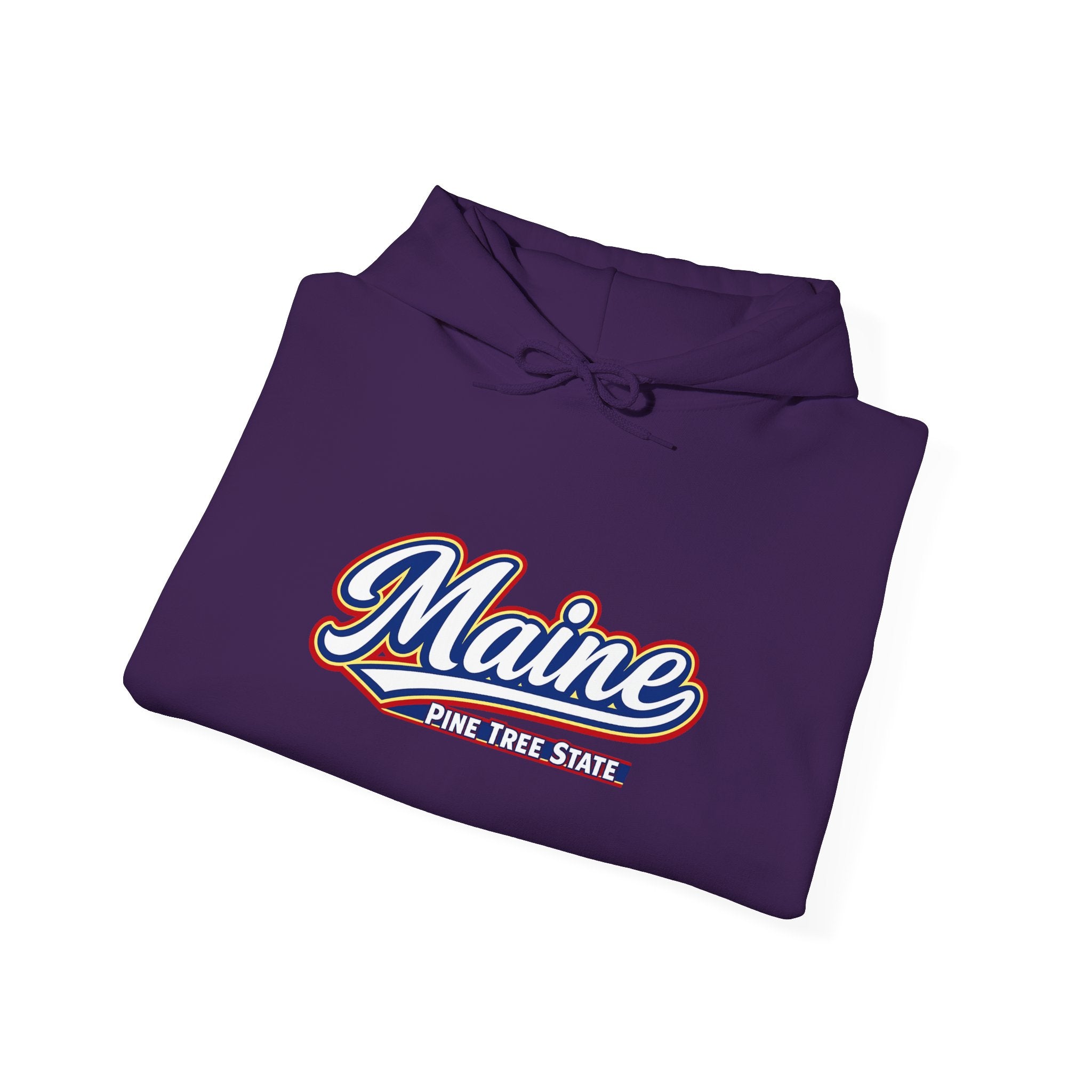 Maine Pine Tree State Heavy Blend Hooded Sweatshirt