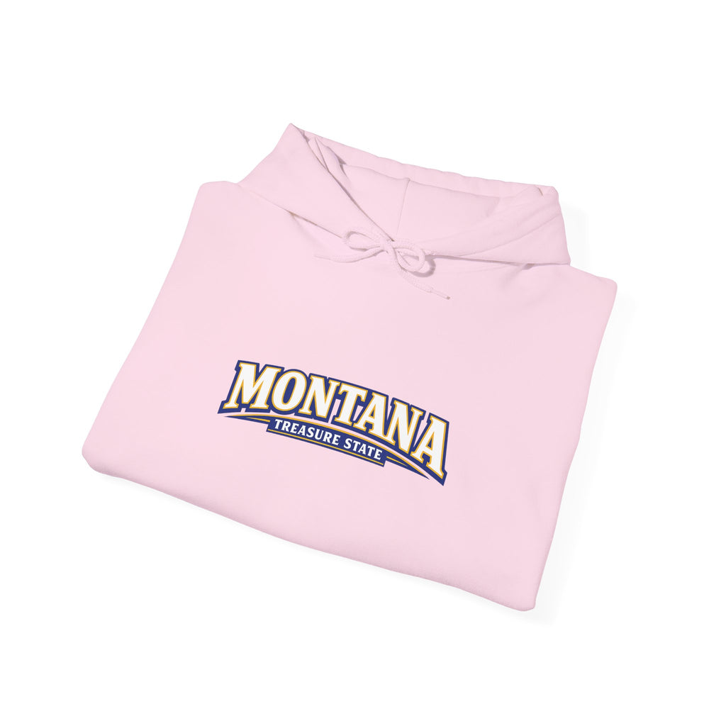 Montana Treasure State Heavy Blend Hooded Sweatshirt