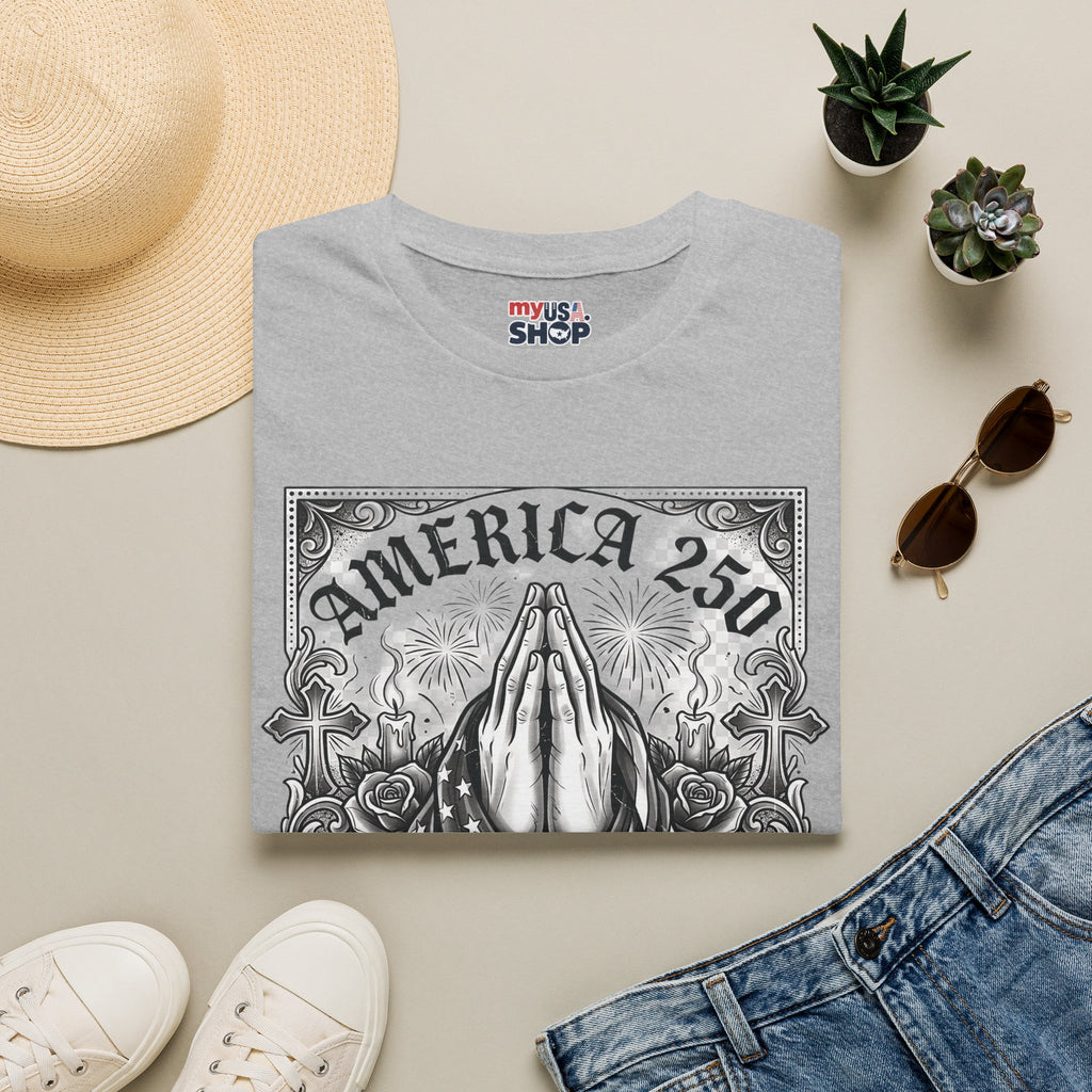 America 250 Praying Hands — Faith, Family, Freedom