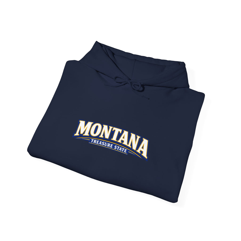 Montana Treasure State Heavy Blend Hooded Sweatshirt