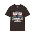 America 250 Illinois T-Shirt — 1776–2026 Bicentennial USA State Pride Tee