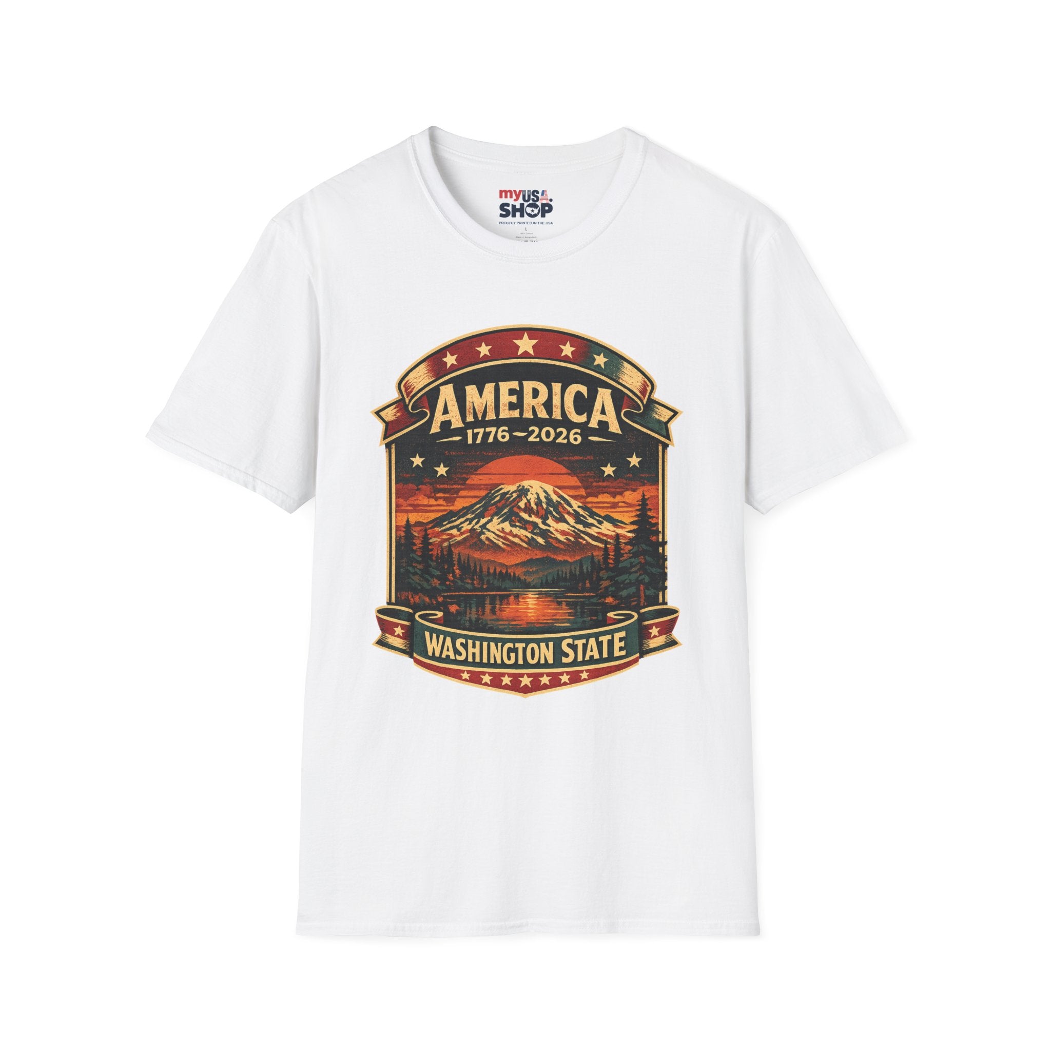 America 250 - Washington State Vintage T-Shirt