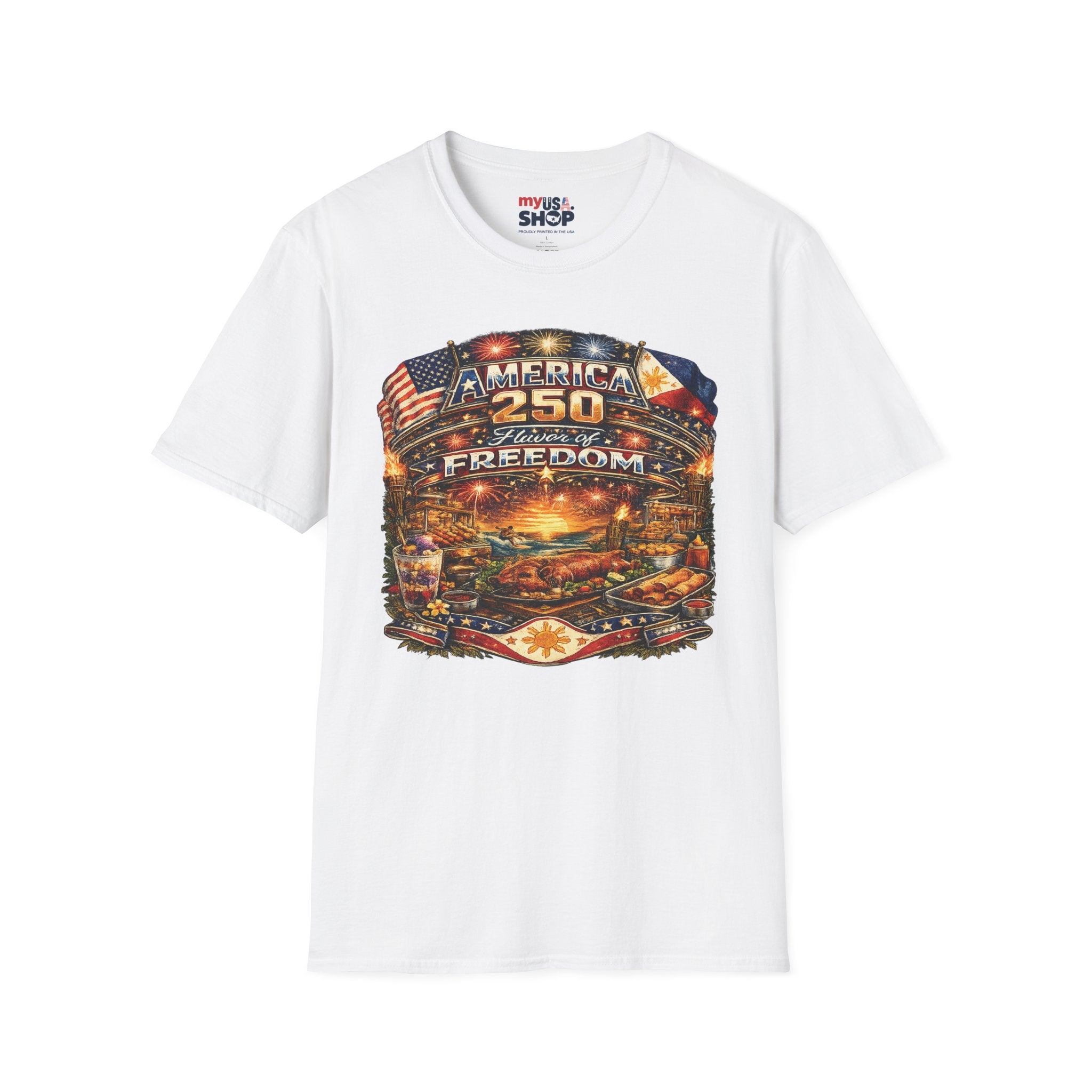 America 250  Filipino American Flavor of Freedom' — Patriotic 250th Anniversary