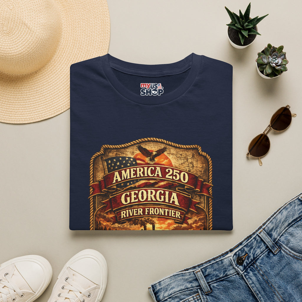 America 250 Georgia - River Frontier T‑Shirt