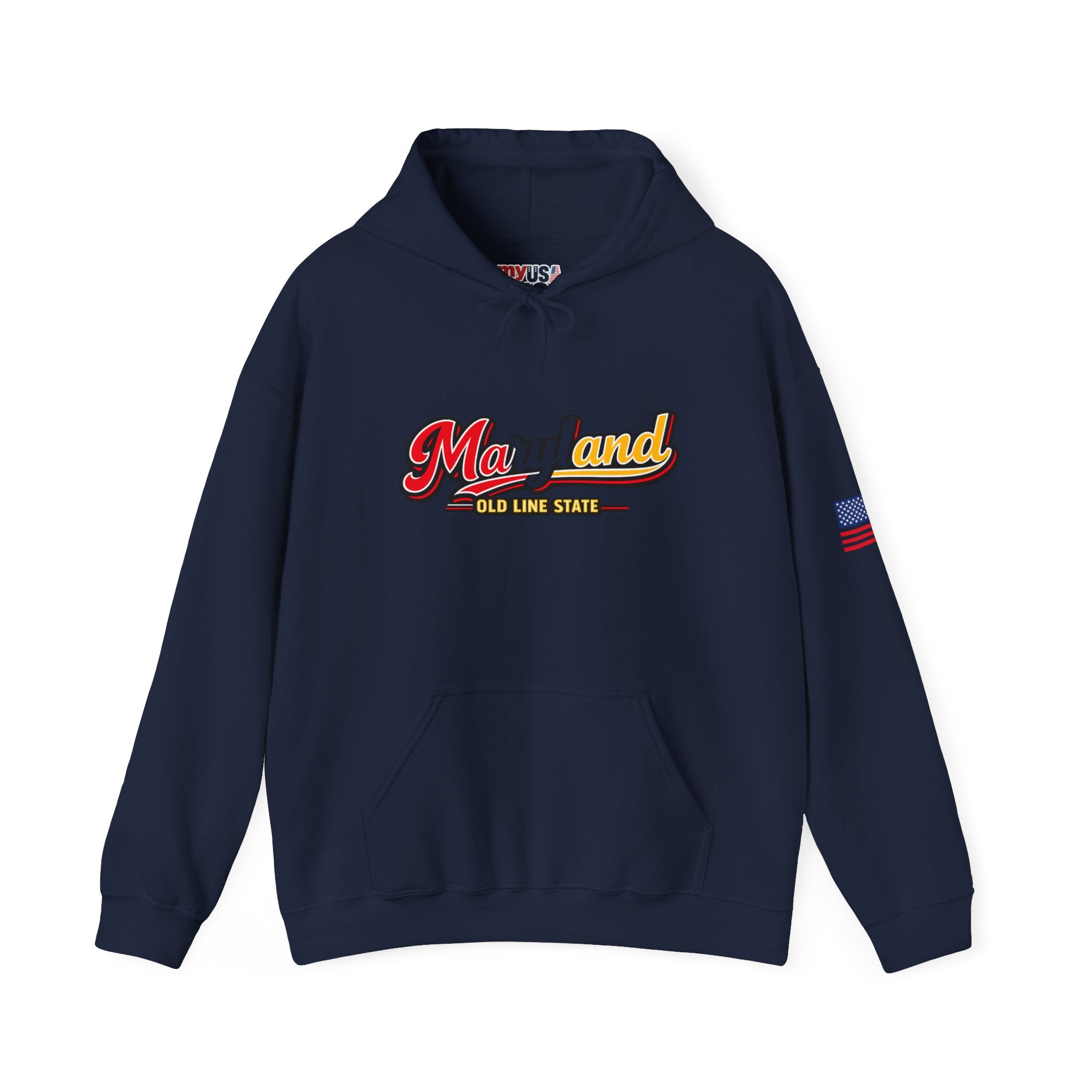 Maryland Old Line State Heavy Blend Hooded Sweatshirt
