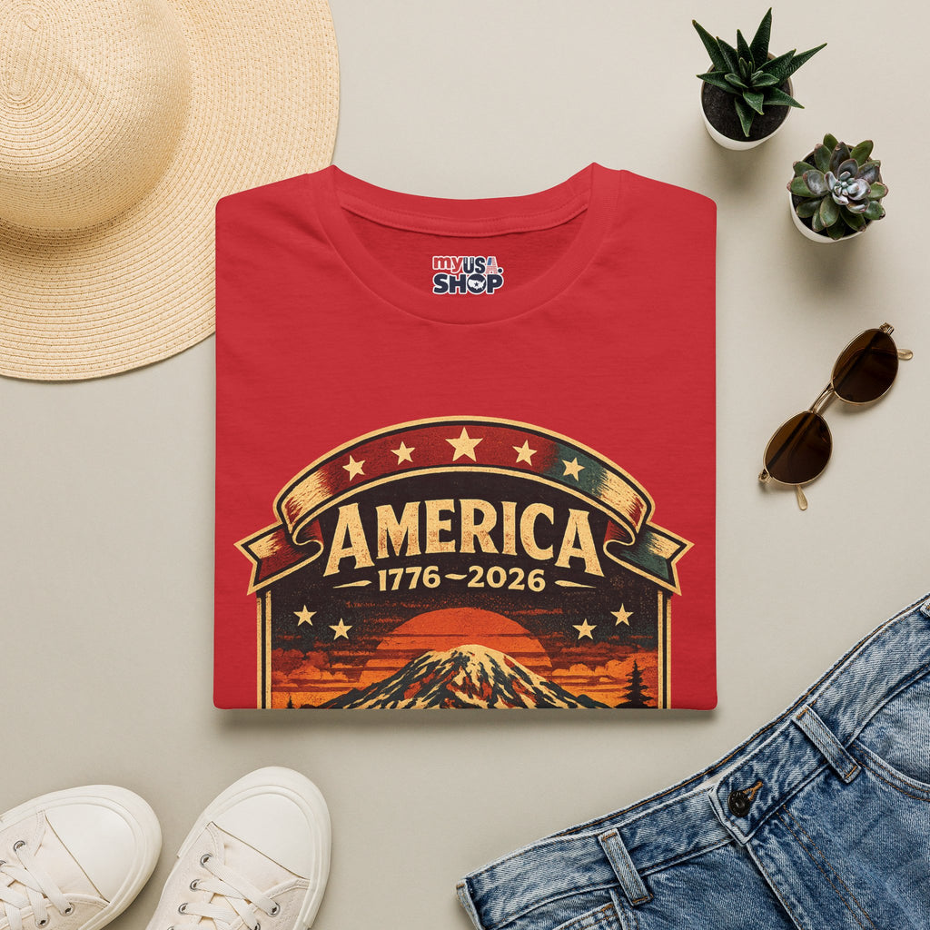 America 250 - Washington State Vintage T-Shirt