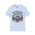 San Francisco Heritage Supply T-Shirt — Vintage Cable Car & Golden Gate Graphic