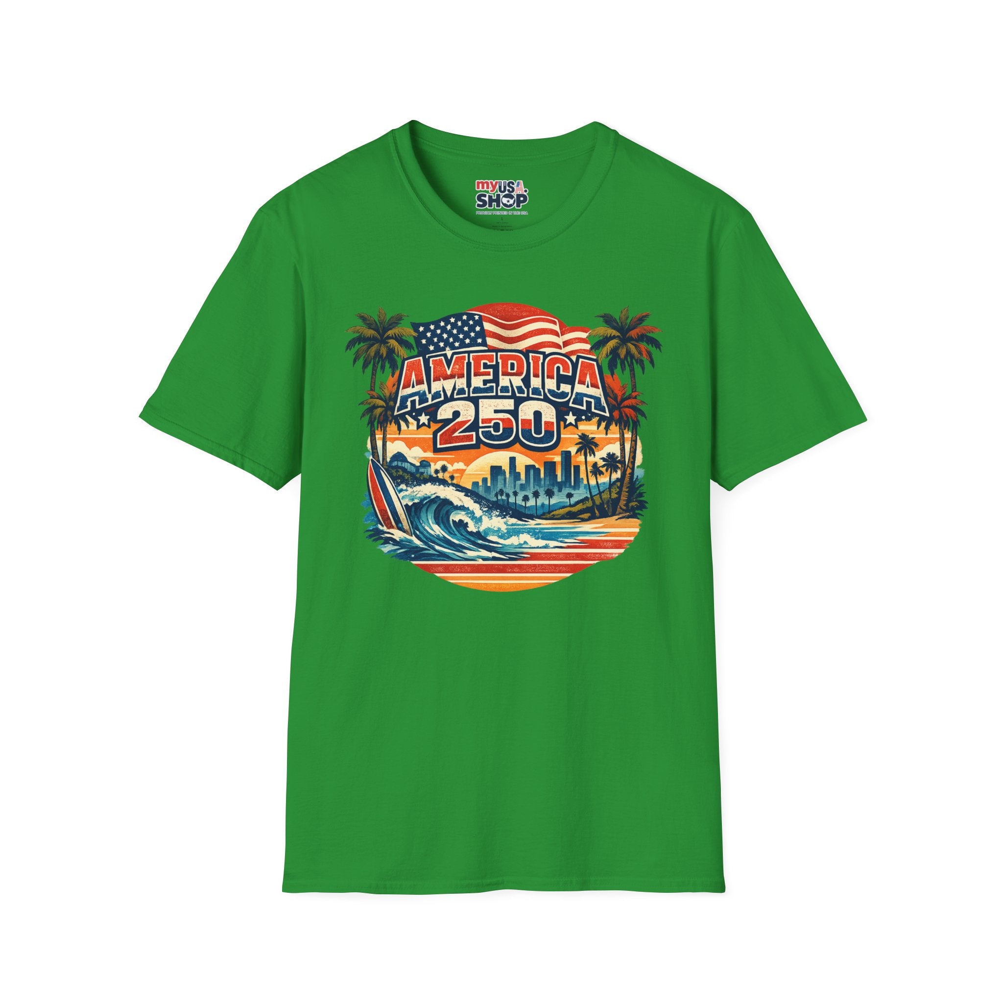 America 250 Los Angeles West Coast Patriot California Tee
