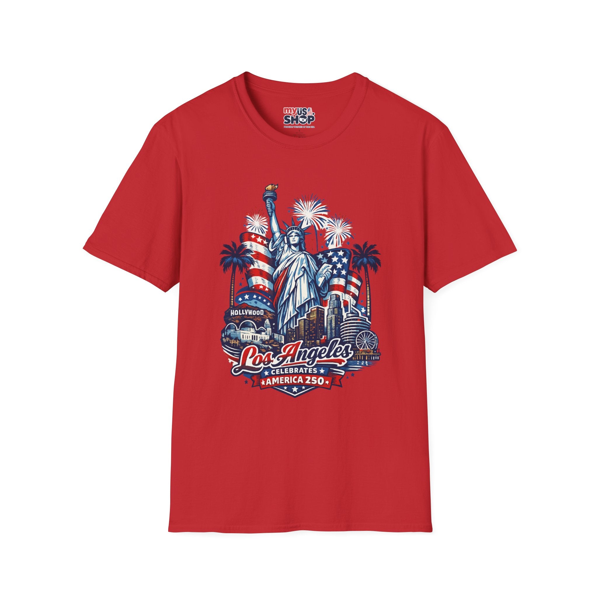 America 250 Statue of Liberty in Los Angeles California Tee